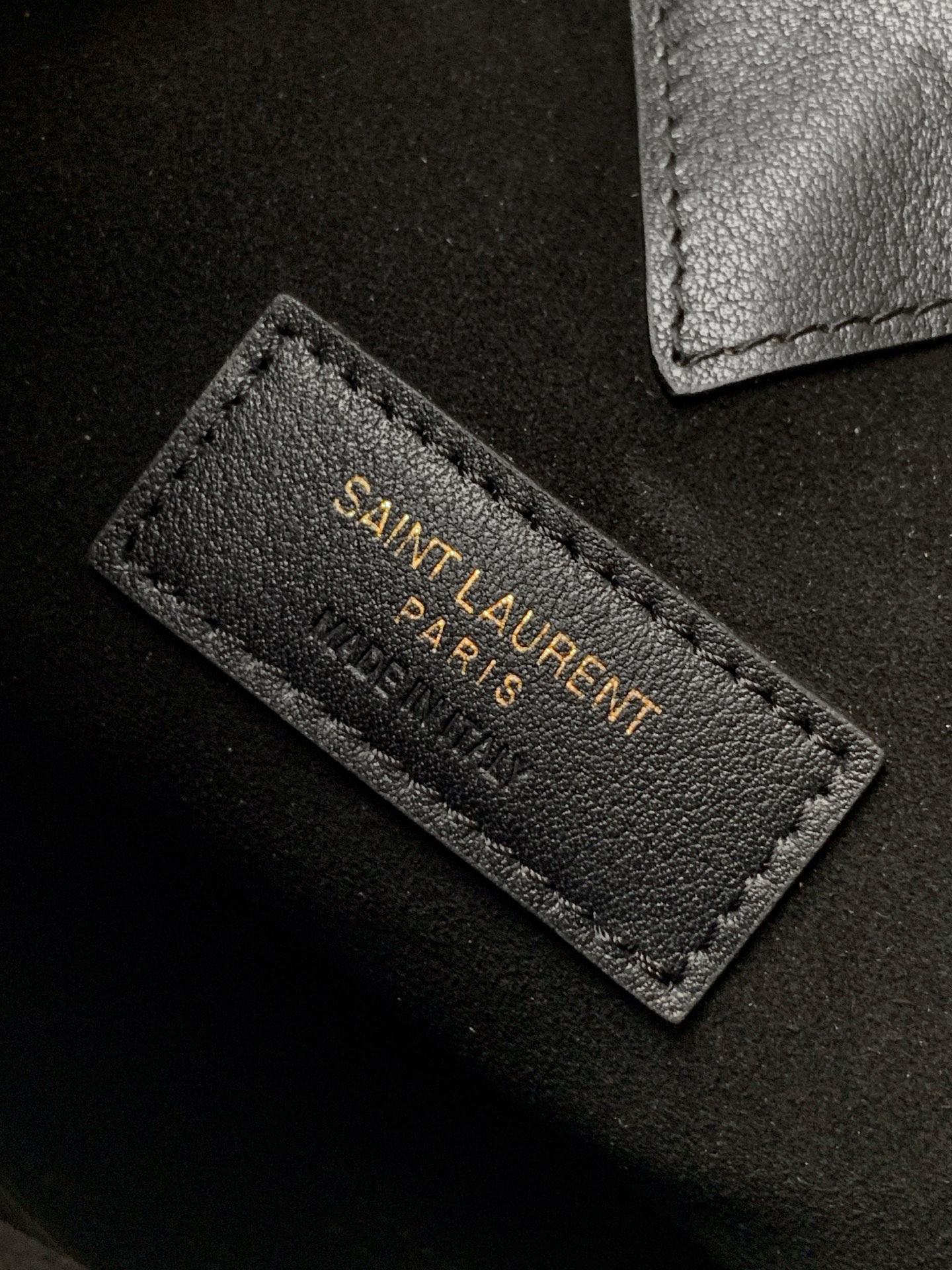 YSL Y small bucket in leather