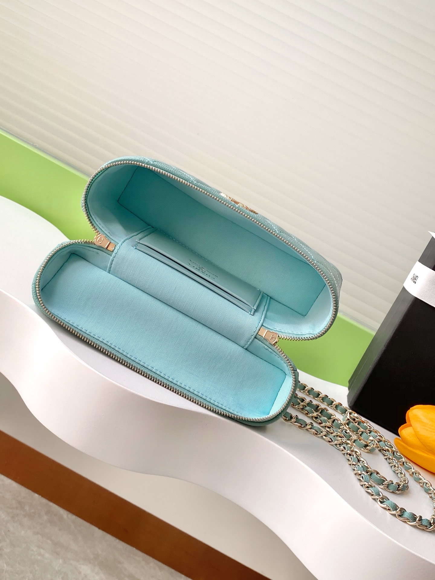 Chanel 25C Elegant Mini Chain Clutch