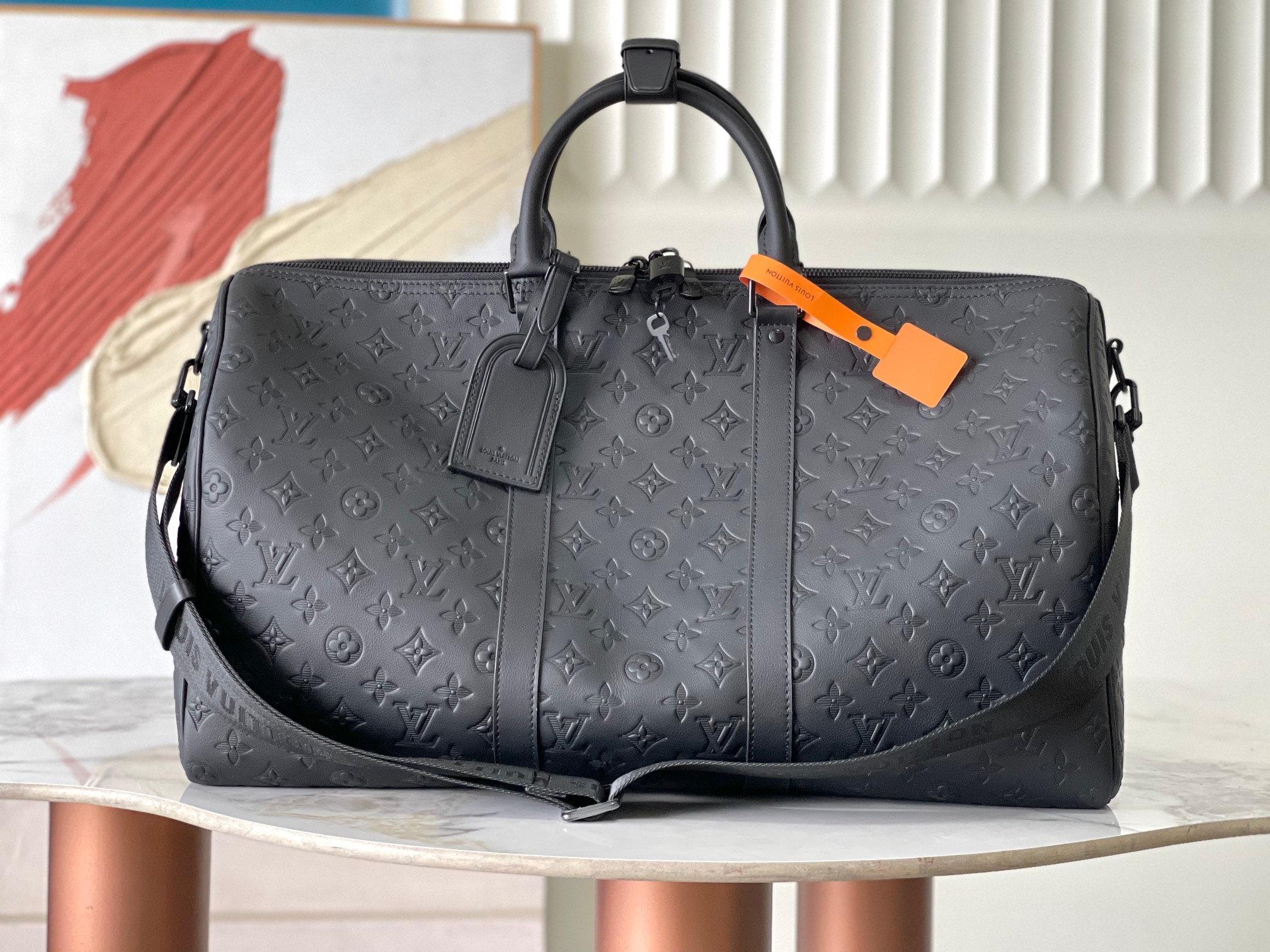 Louis Vuitton M44810 Keepall Bandoulière 50 Black