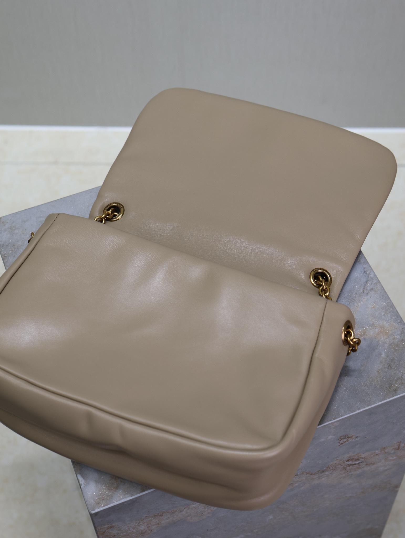 Apricot JAMIE_ Sheepskin trumpet The new bag