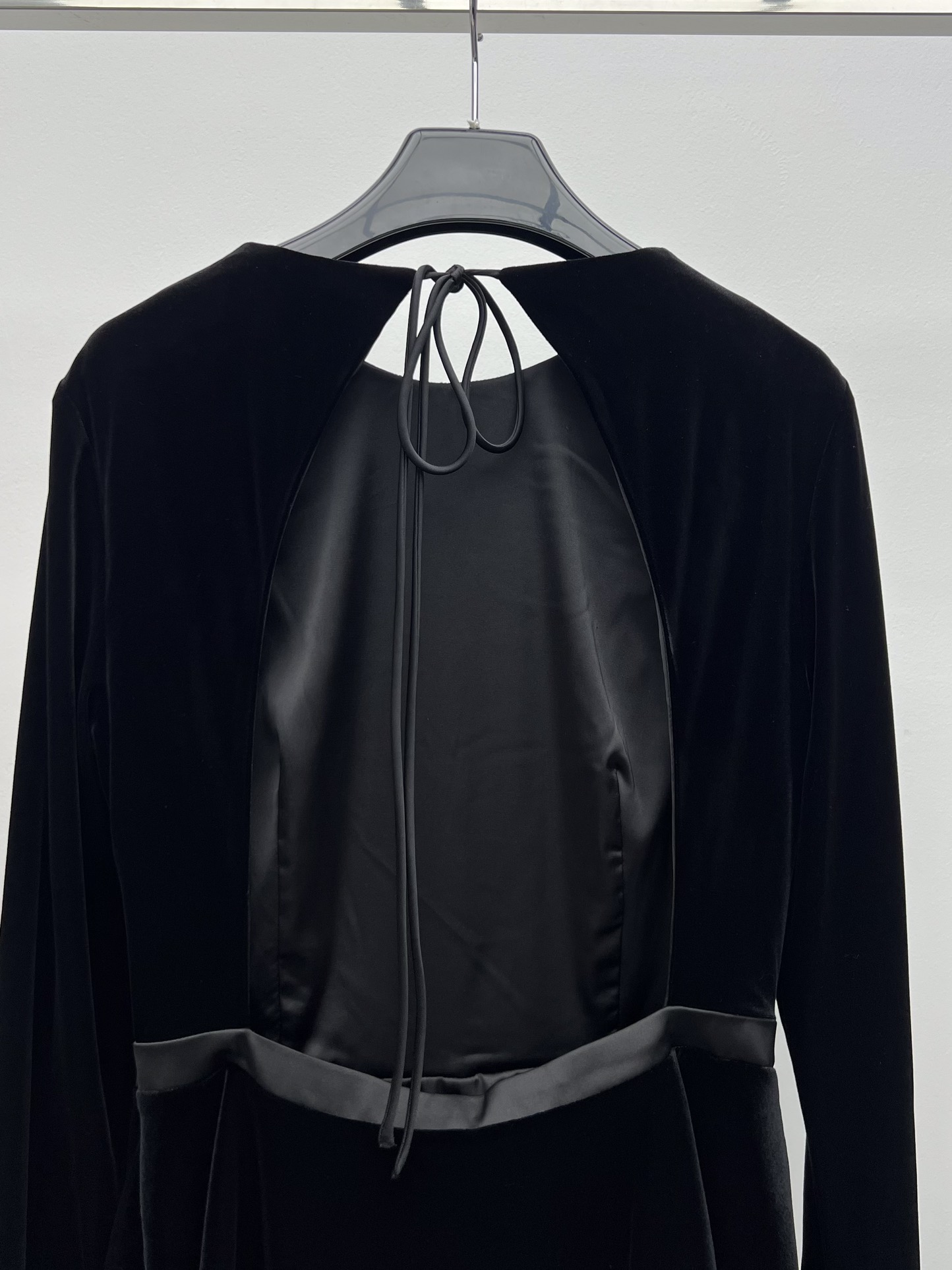 Saint Laurent Velvet Backless Dress