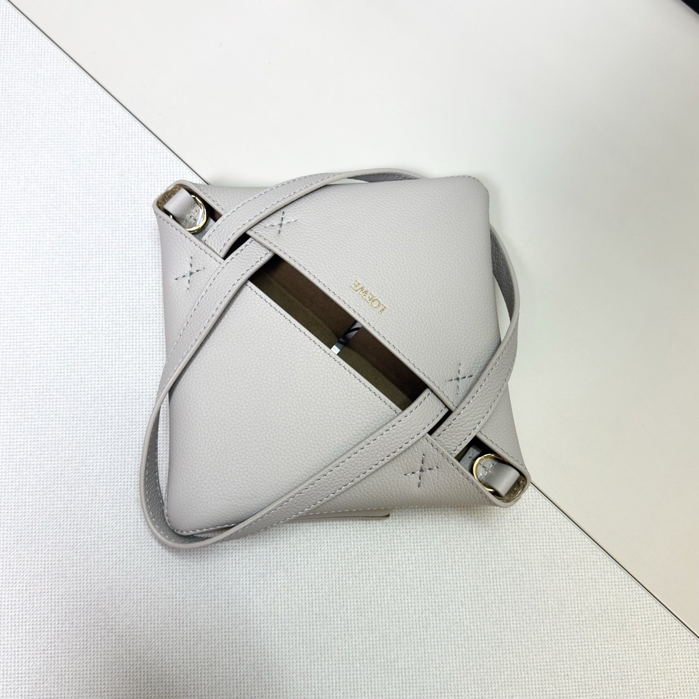 LOEWE Mini Puzzle Fold tote