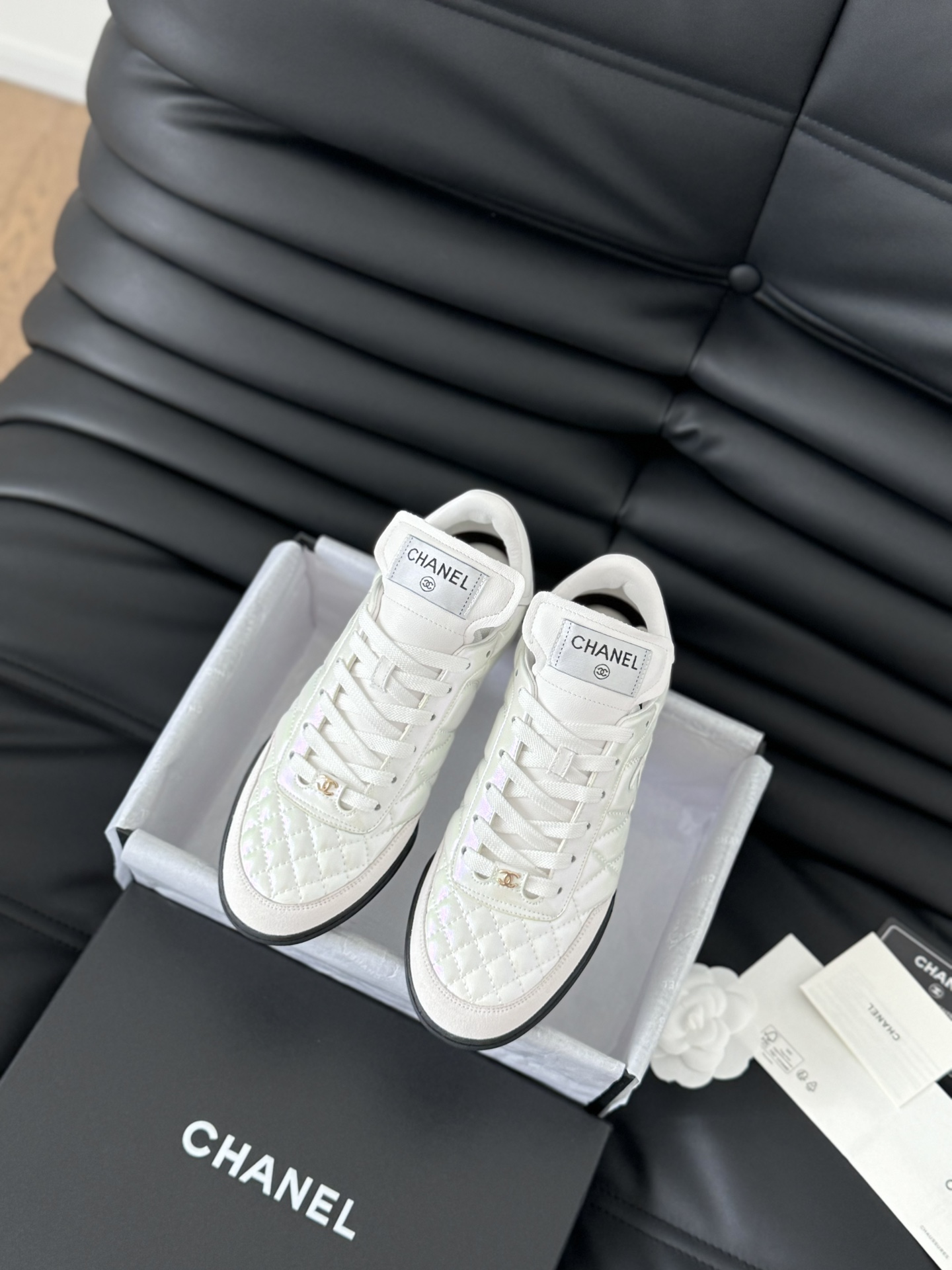 Chanel baseball shoes