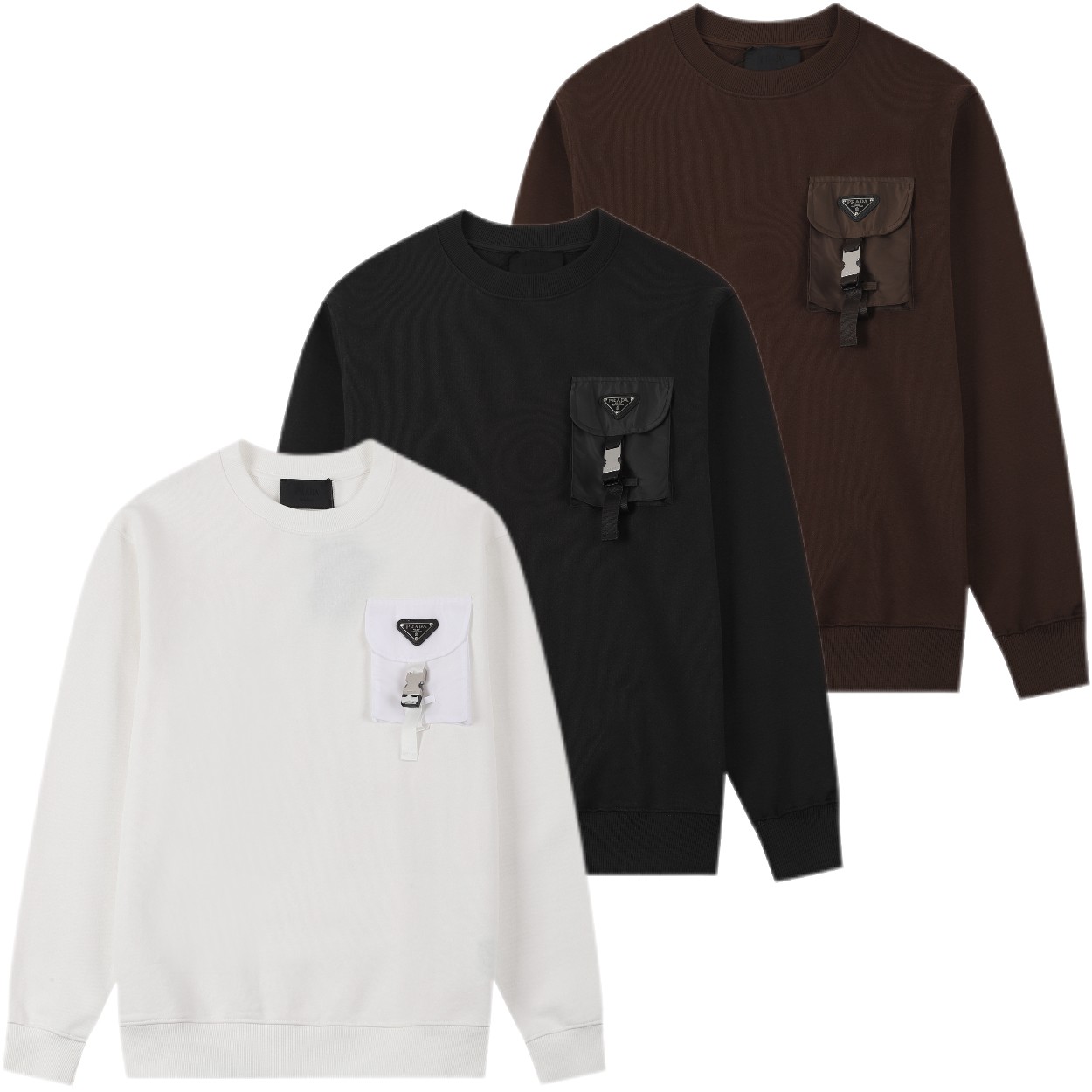 PRAD Pula-autumn and winter round neck hoodie