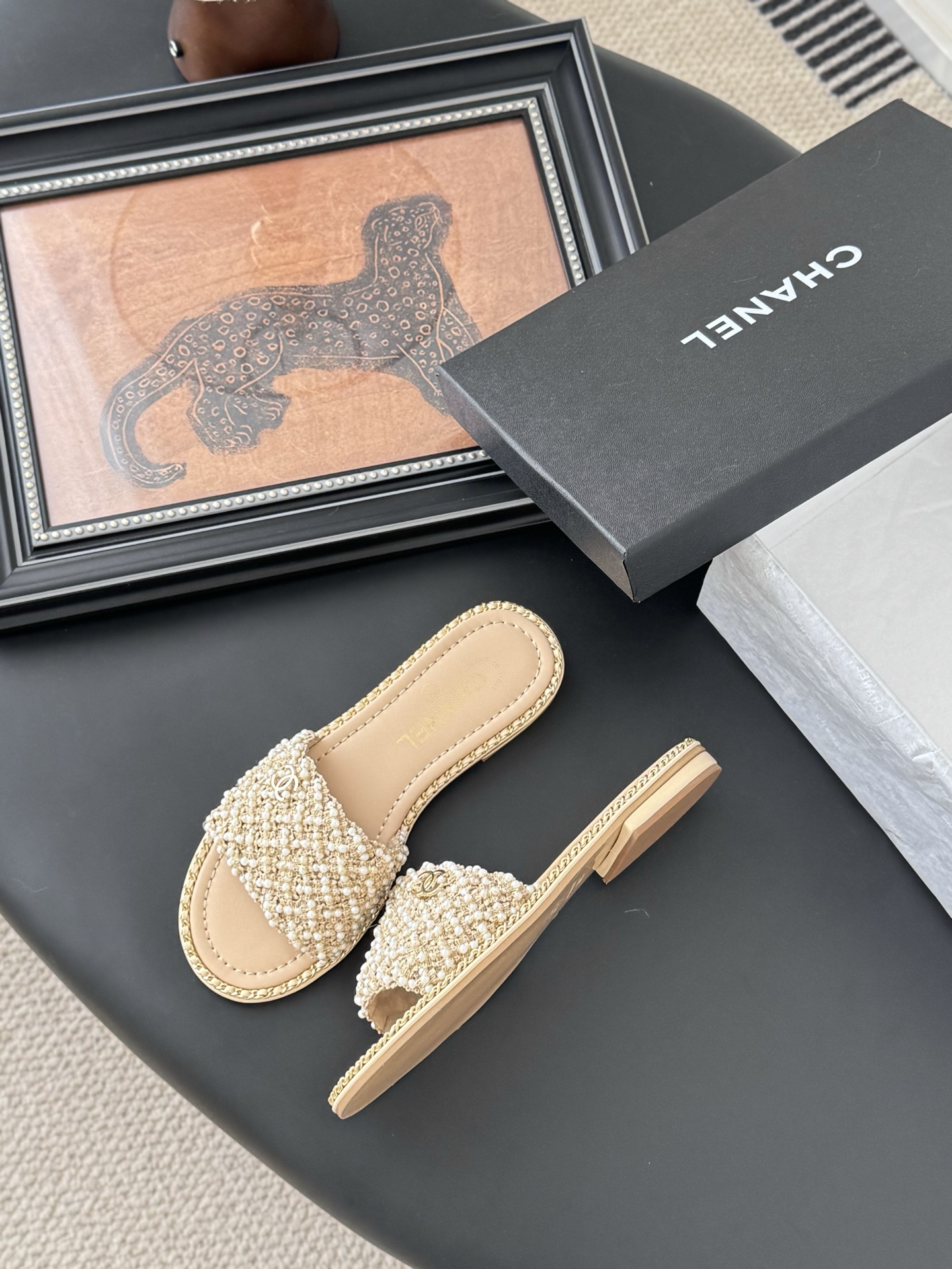 Chanel Spring-Summer New Pearl Slippers