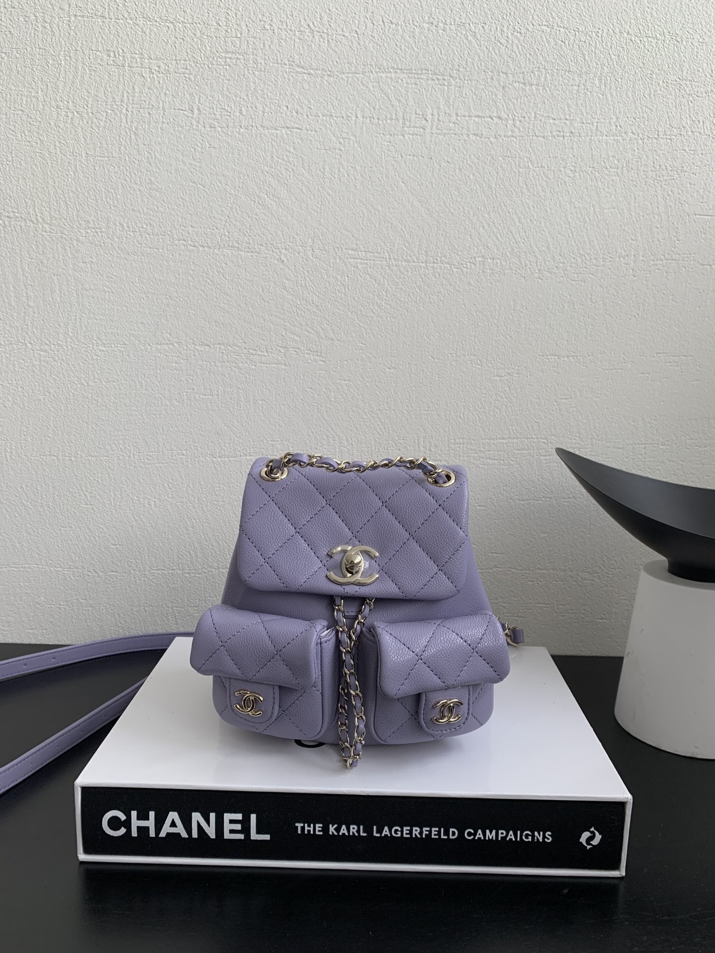 Chanel 24A Duma Backpack in Stardust Purple