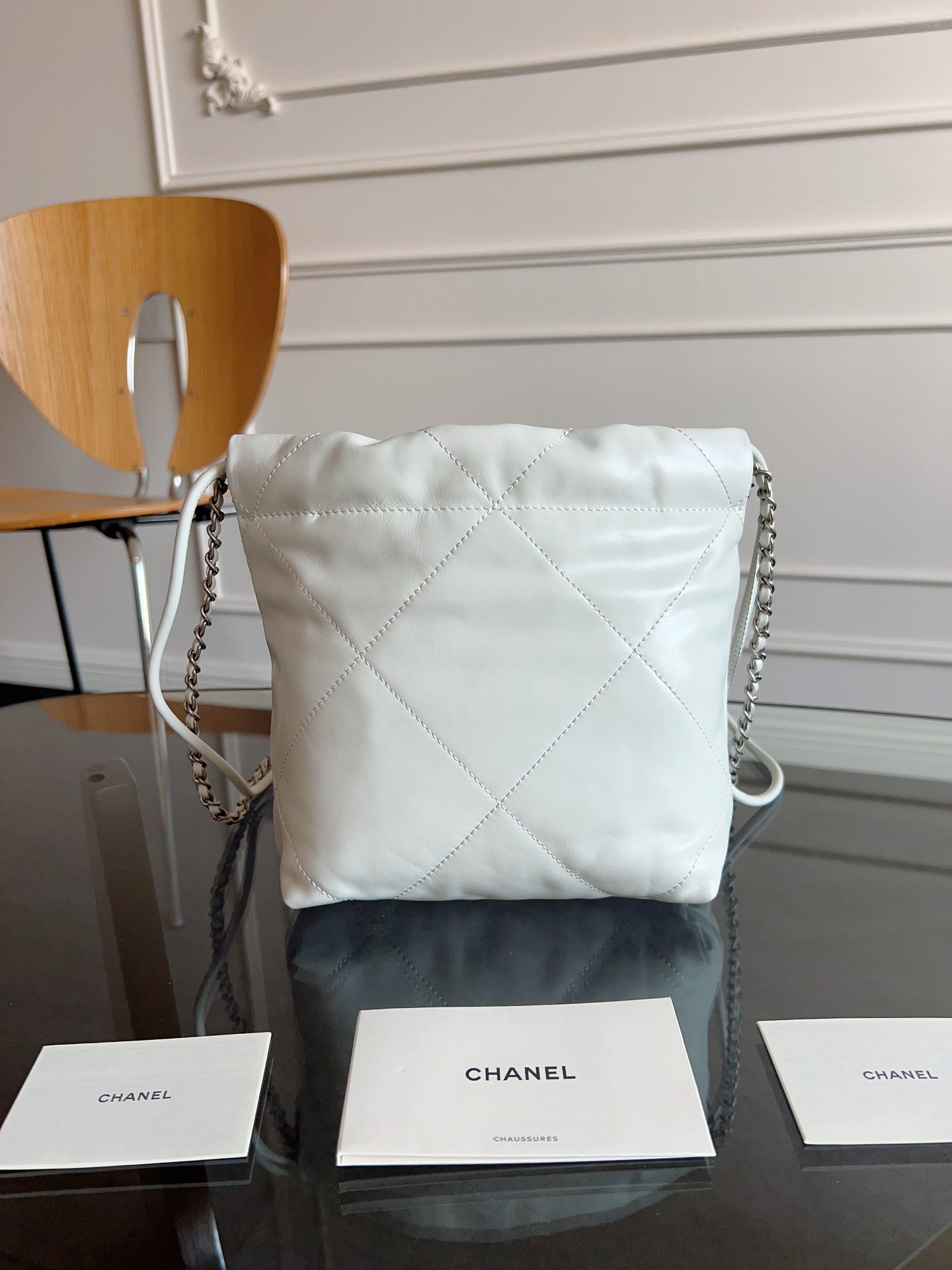 Chanel 22 Bag -White