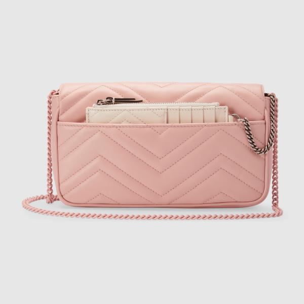 GG MARMONT MINI BAG-Pink-‎751526