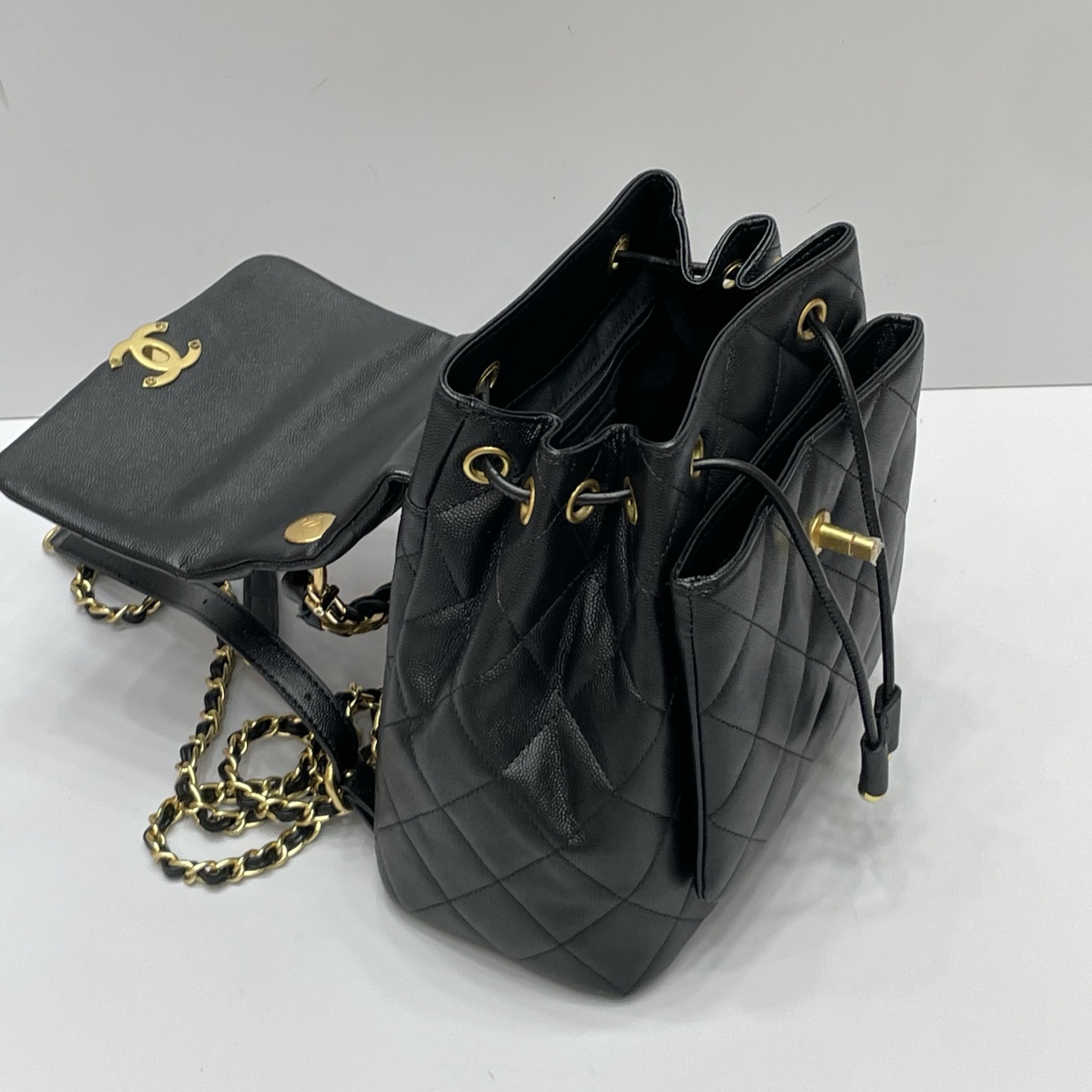 Chanel- chain backpack