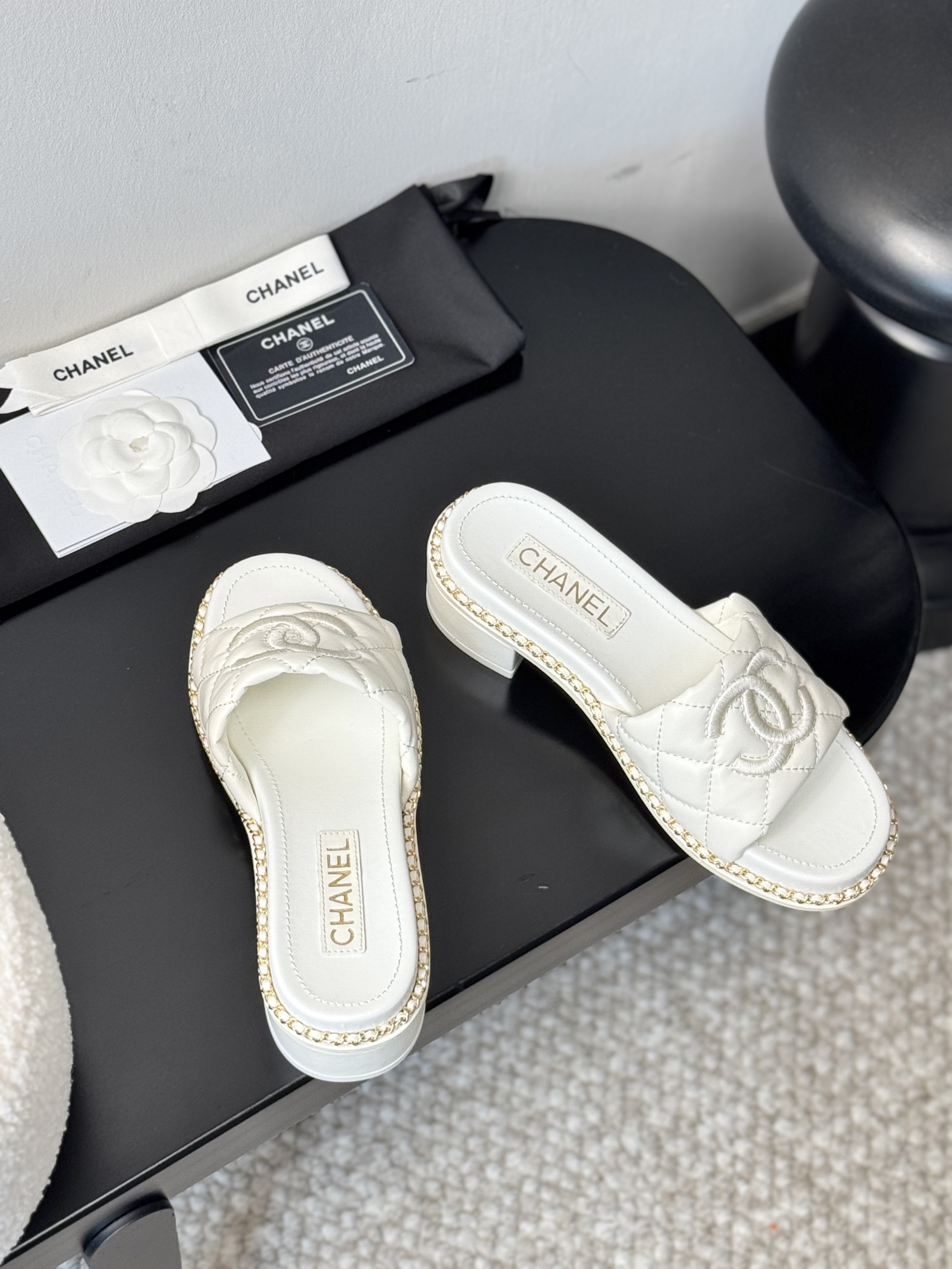 Chanel 25P Spring/Summer Lambskin Slides – New Arrival