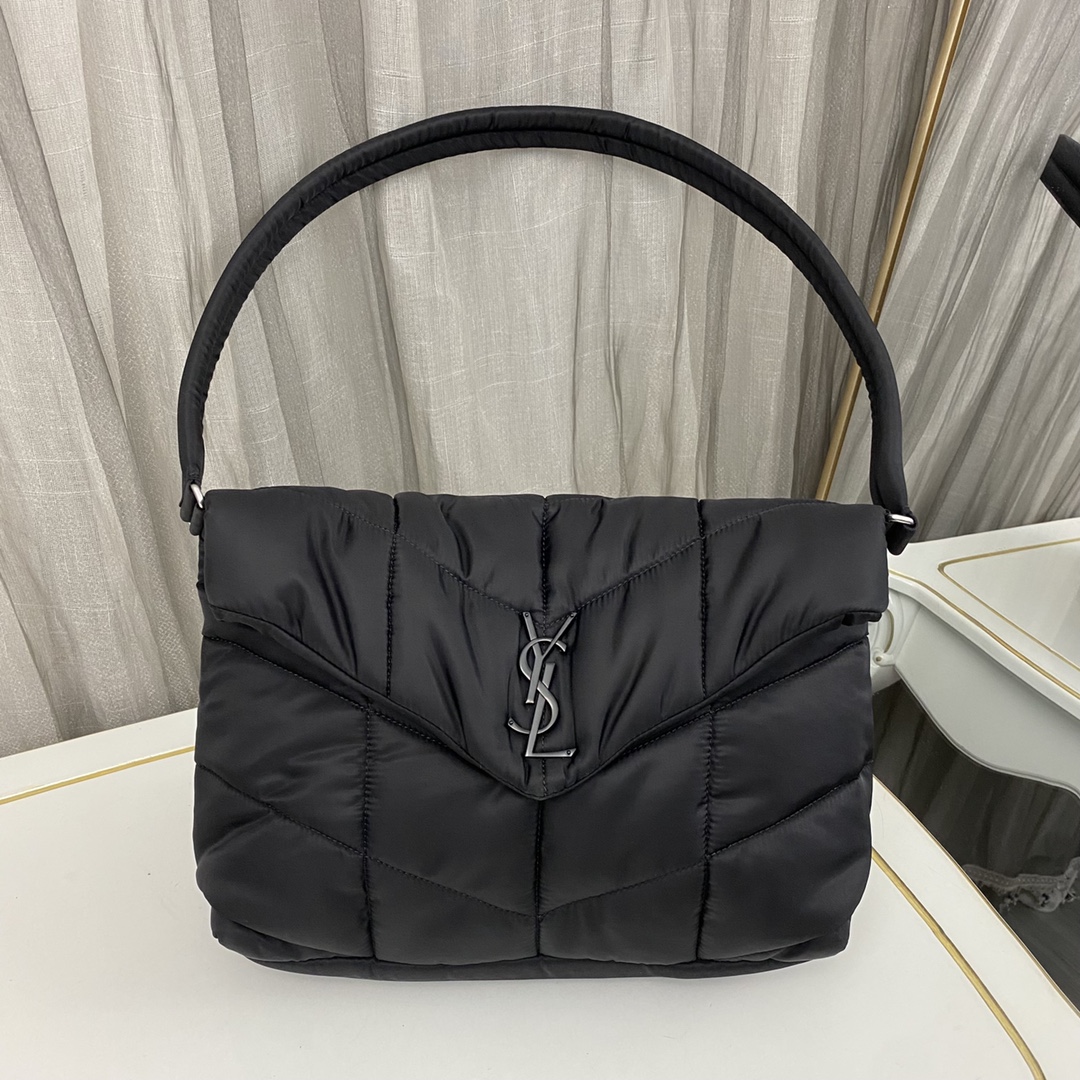 YSL 23 new Spring/Summer puffer Nylon Cloud bag