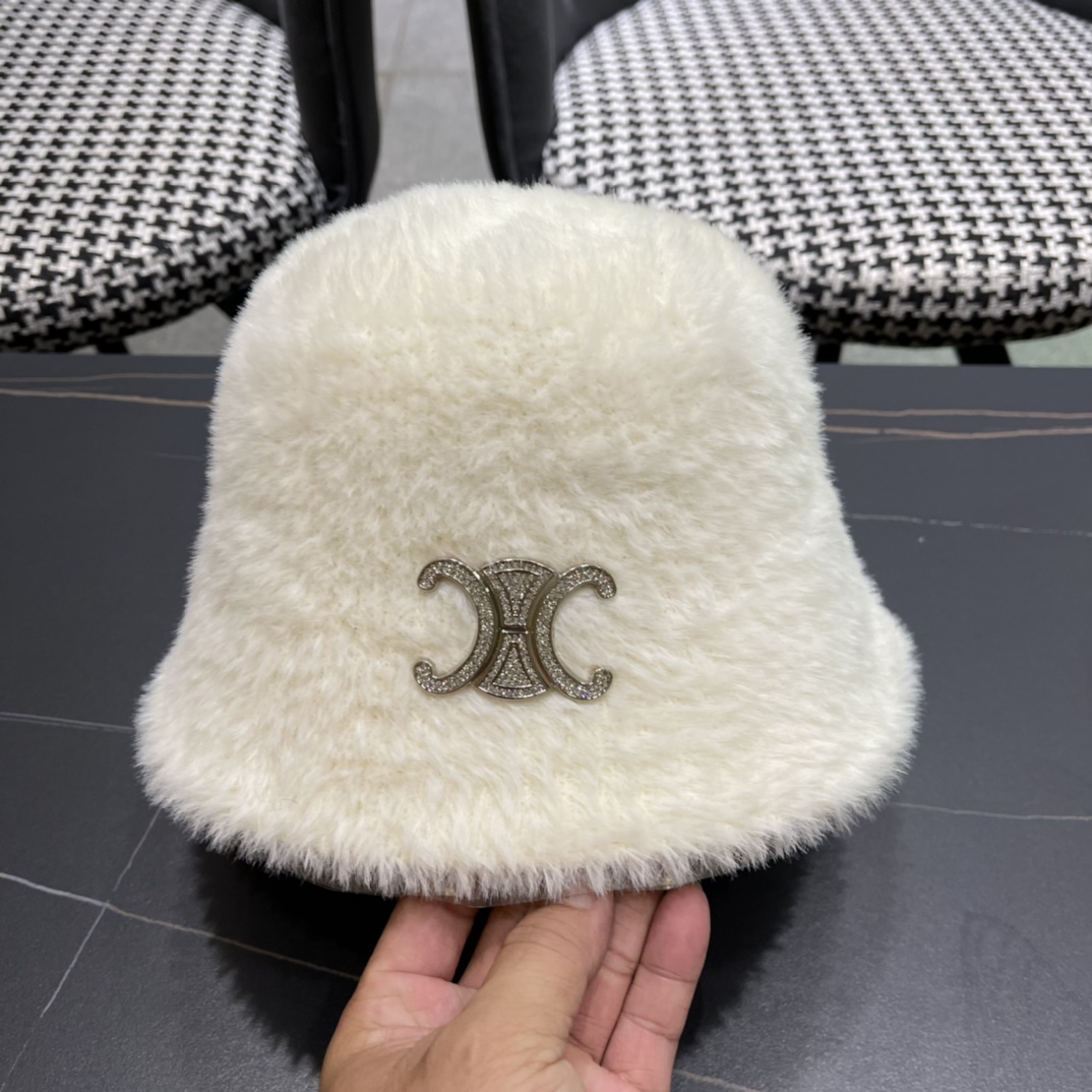 Celine 2024 new autumn and winter small fragrance style fisherman hat