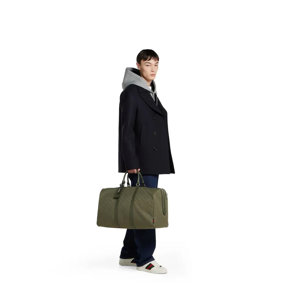 GUCCI GG canvas large duffle bag