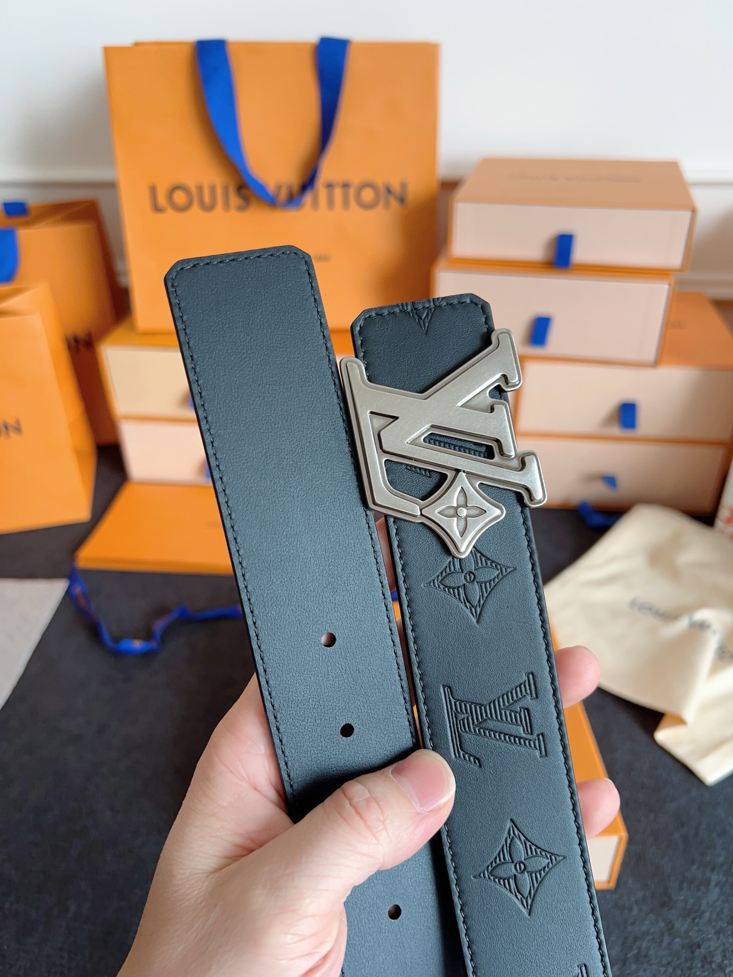 LV Flower 40mm Reversible Belt