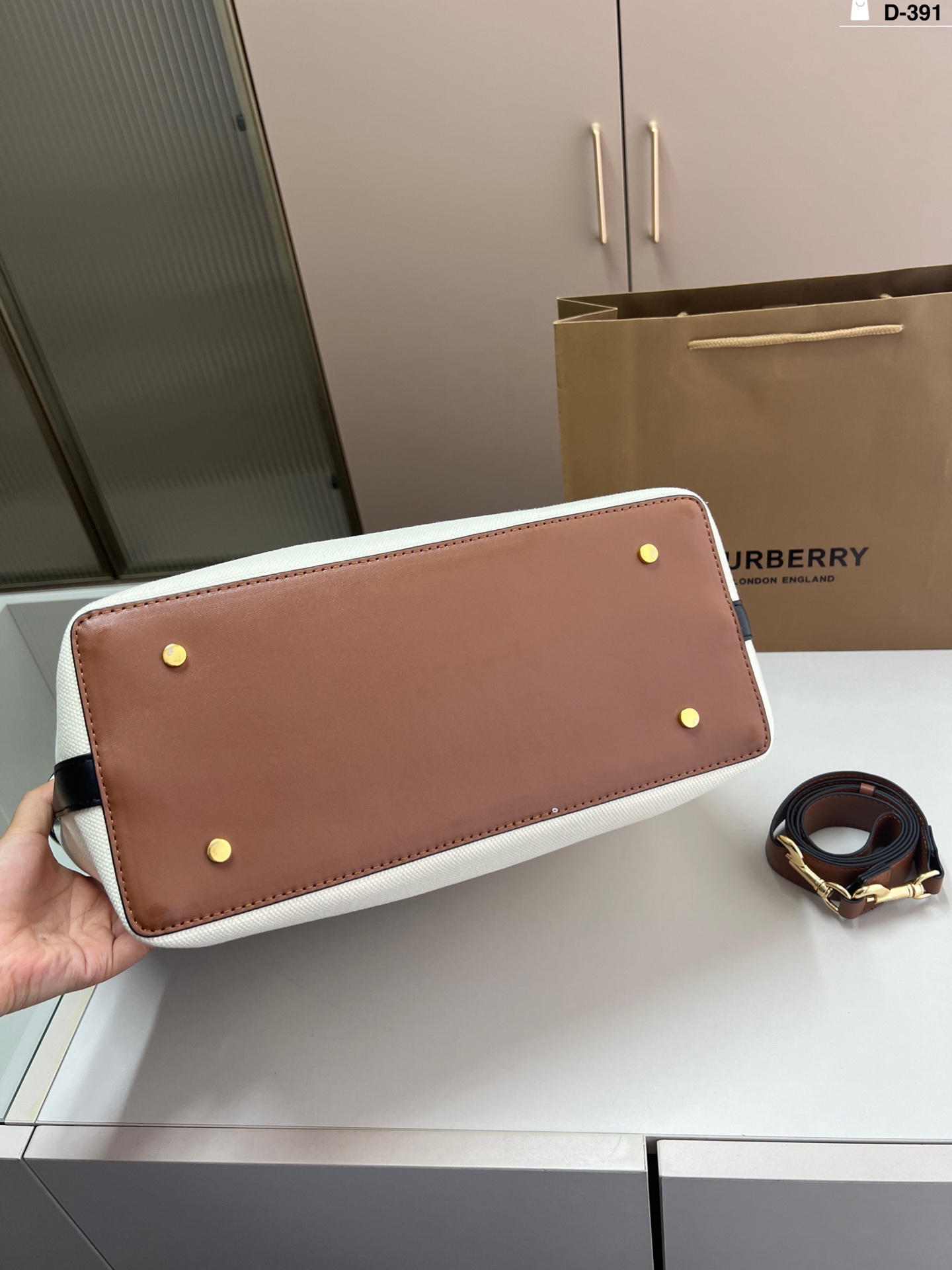 Burberry Canvas Tote Bag