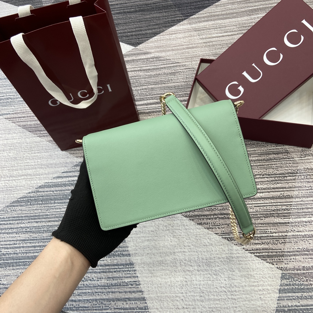 Gucci GG Emblem Chain Wallet