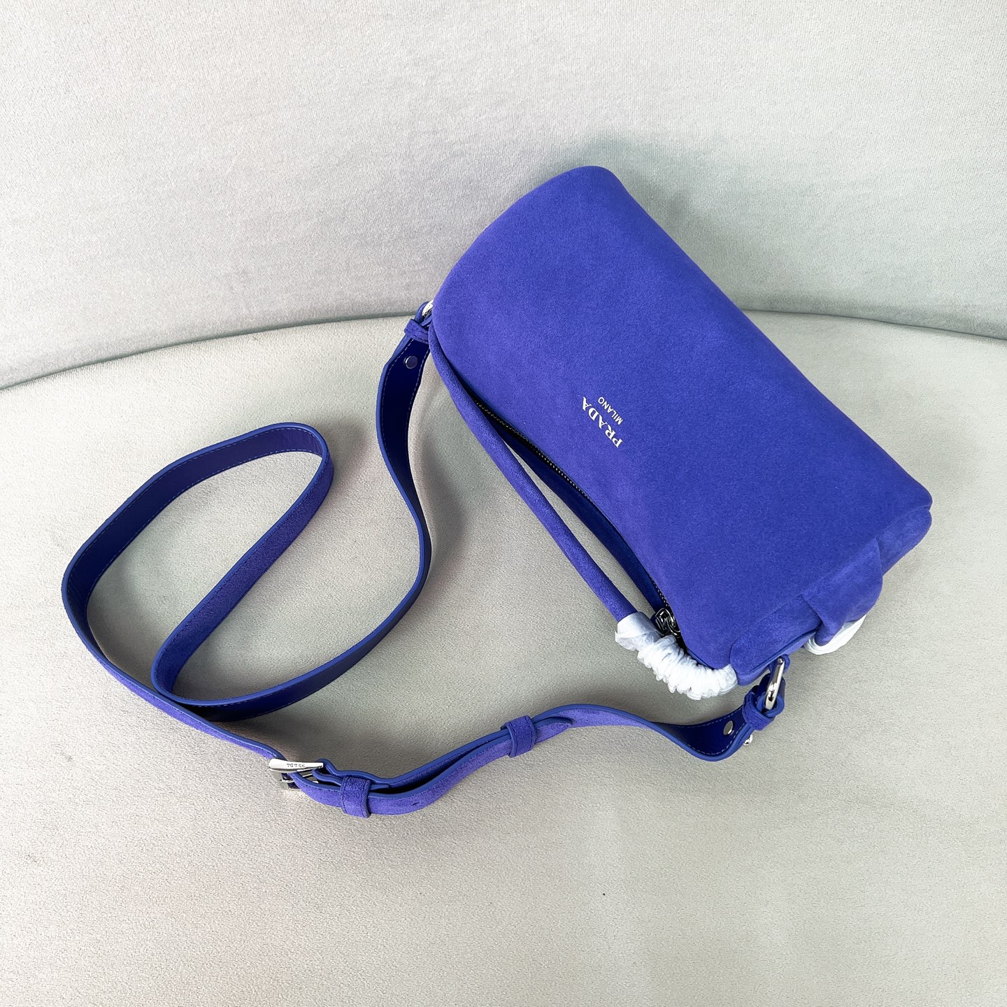 PRADA- Suede Shoulder & Tote Bag 2VH188