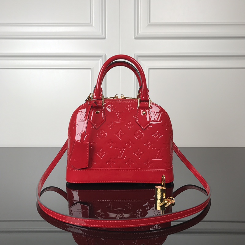 Louis Vuitton Alma BB Red M90174