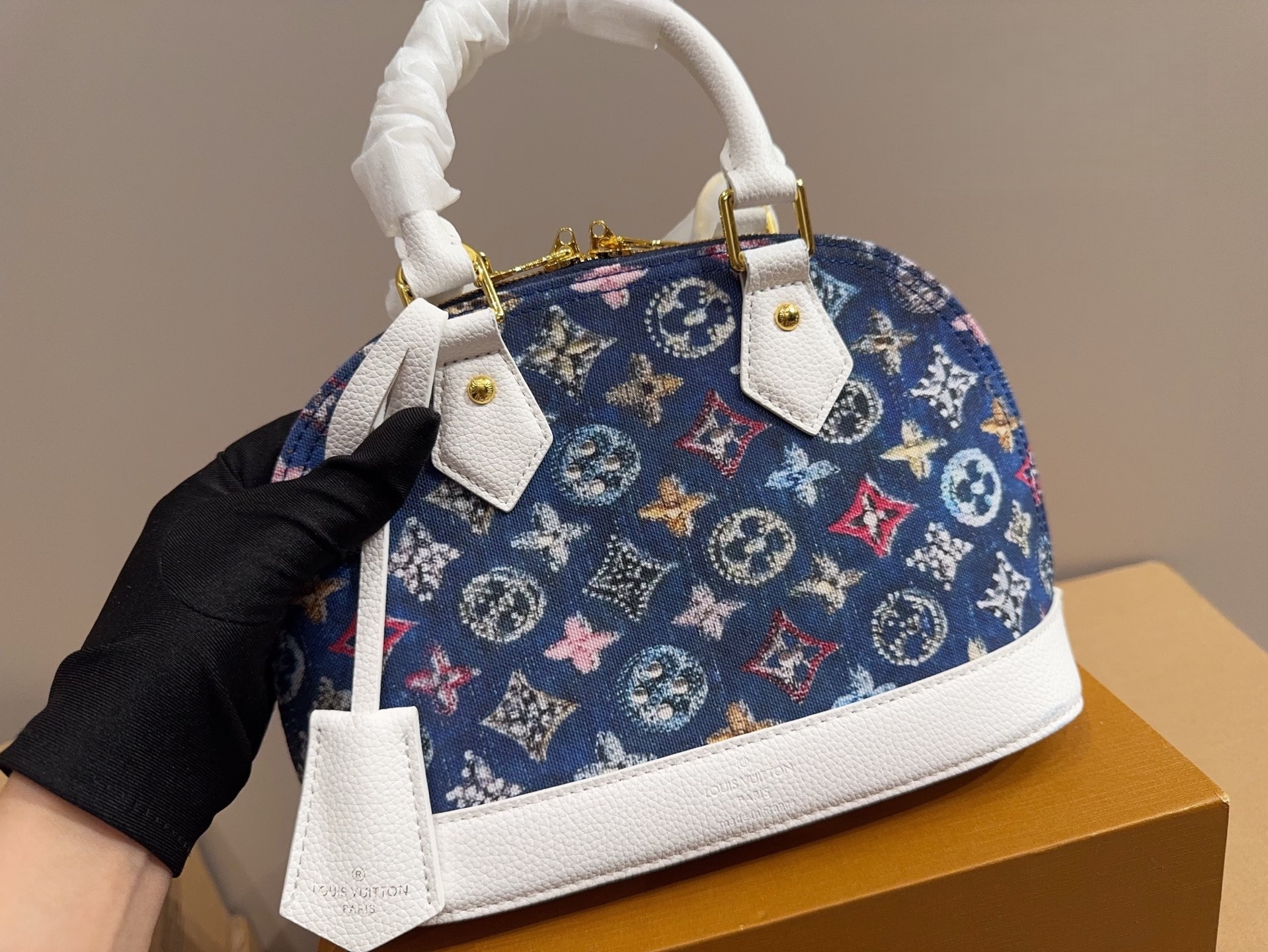 Louis Vuitton Alma-Style Shell Bag