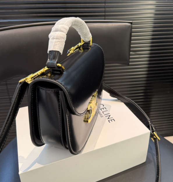 CELINE MINI BESACE CLEA IN SHINY CALFSKIN