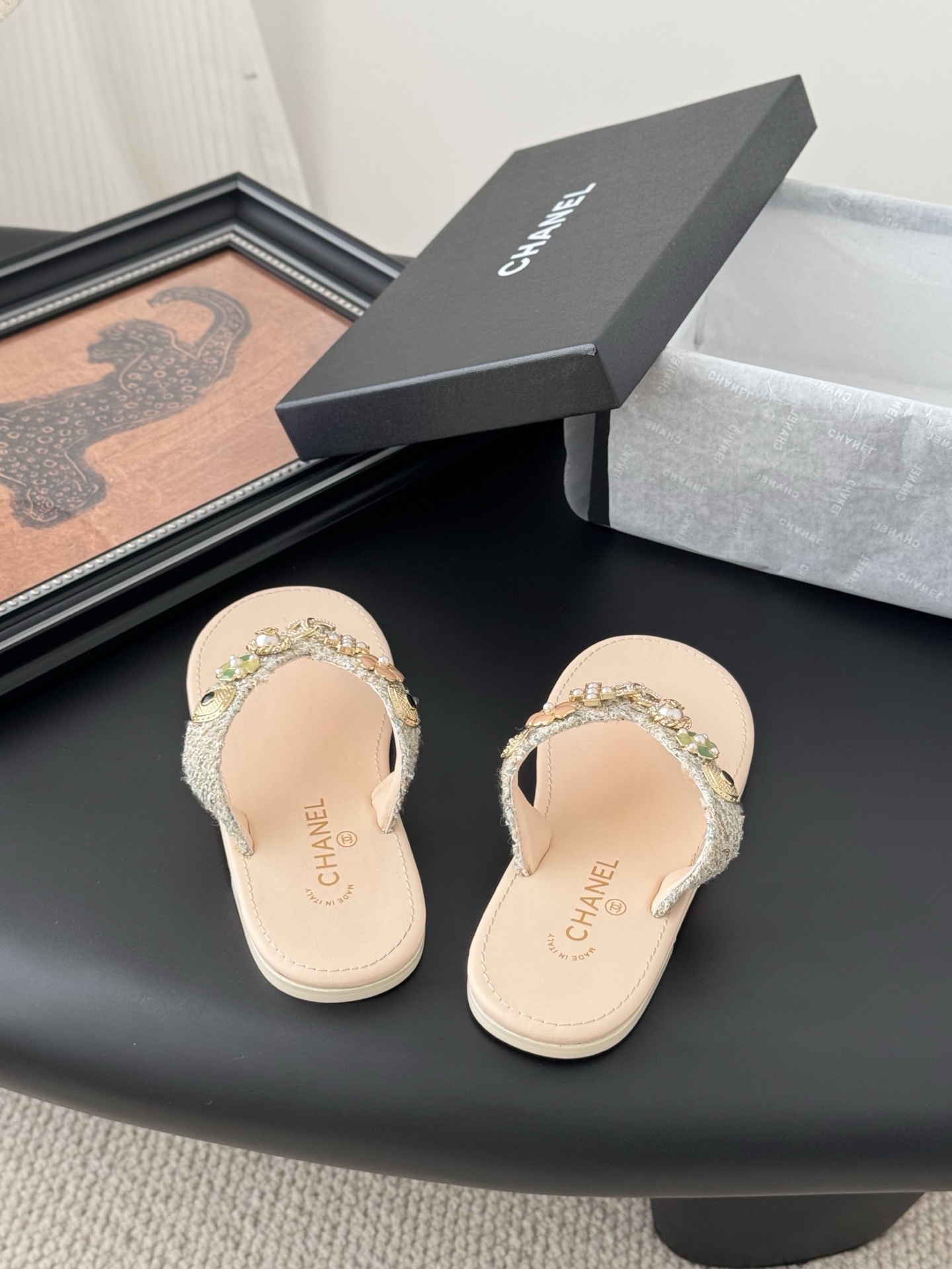 Chanel 25P new flip-flops