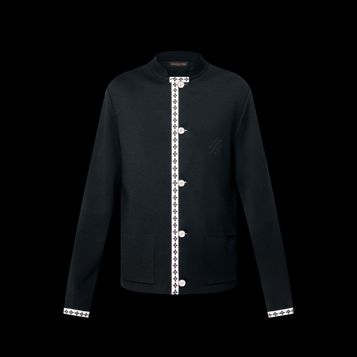 LV 1AGTLM Preppy Knitted Wool Blazer