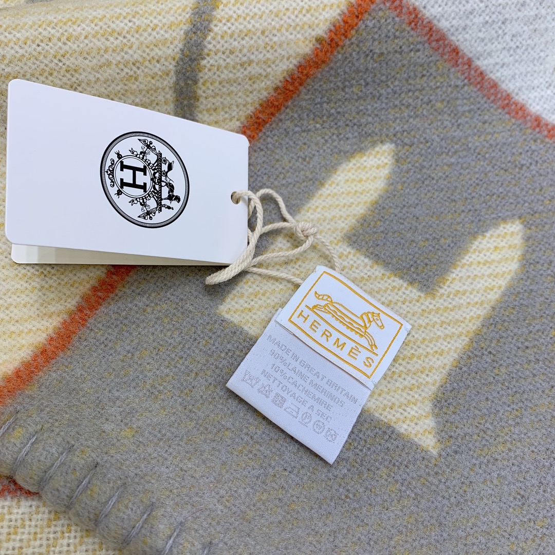 Hermès Blanket & Cushion Set