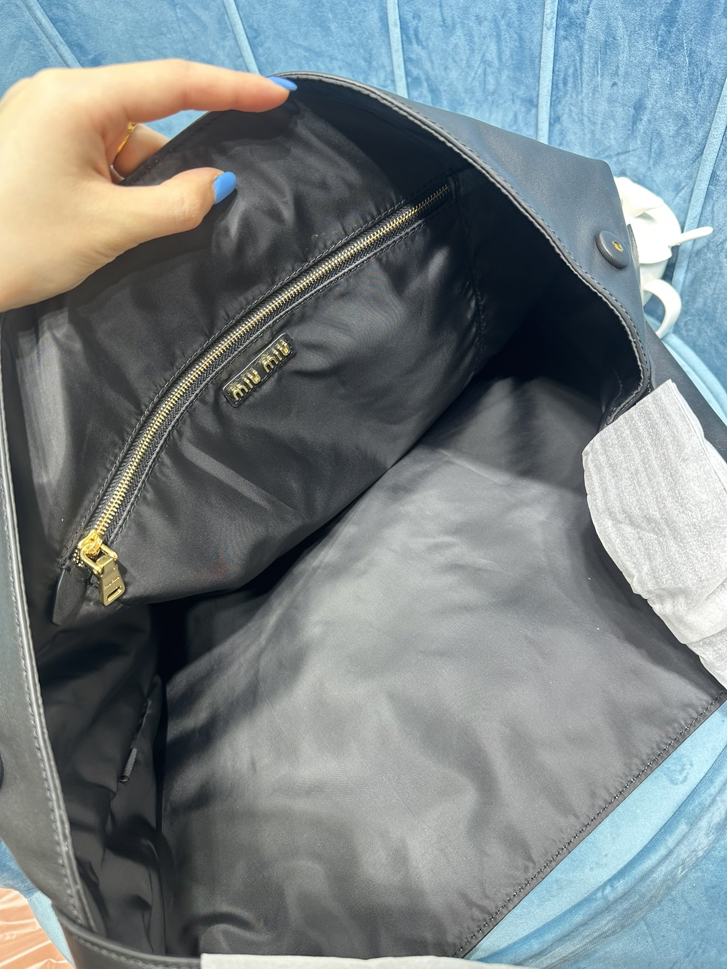 Miu Miu-Nappa Leather Shoulder Bag-5BC117