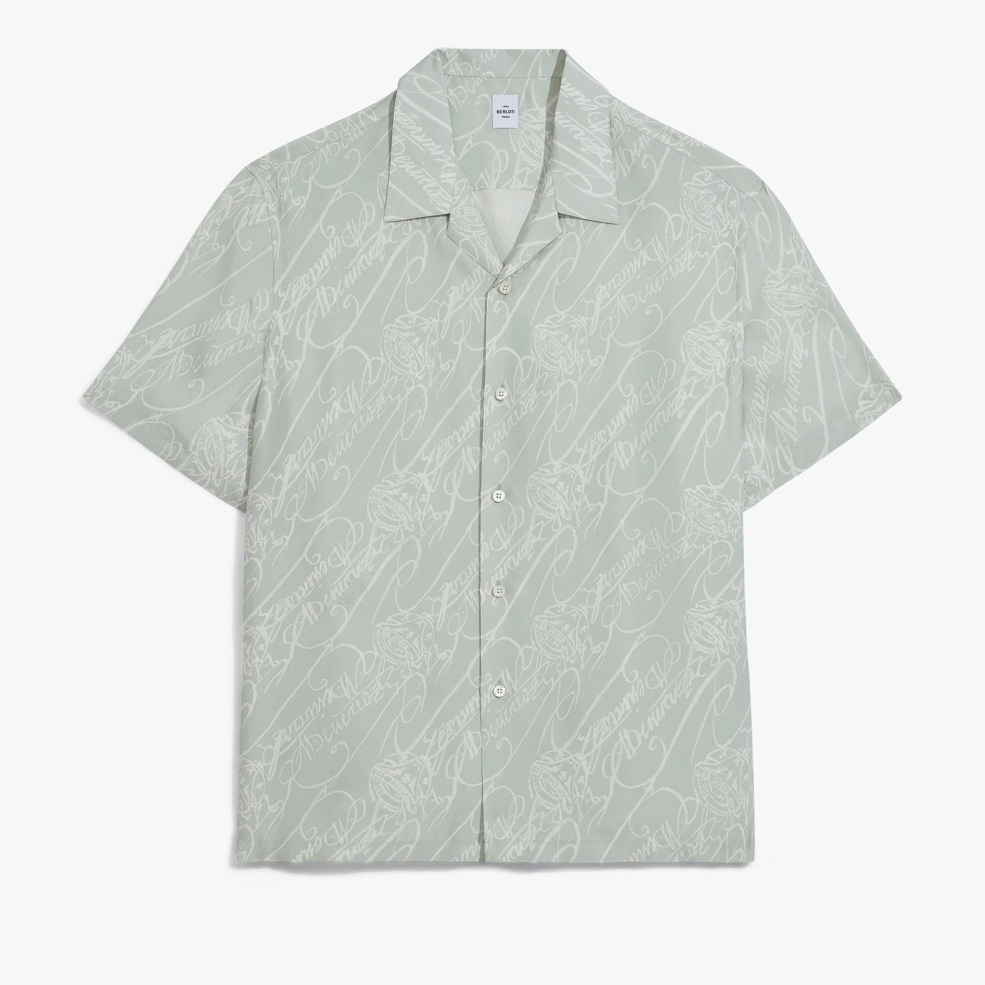 BERLUTI Marbeuf Scritto Short Sleeved Shirt