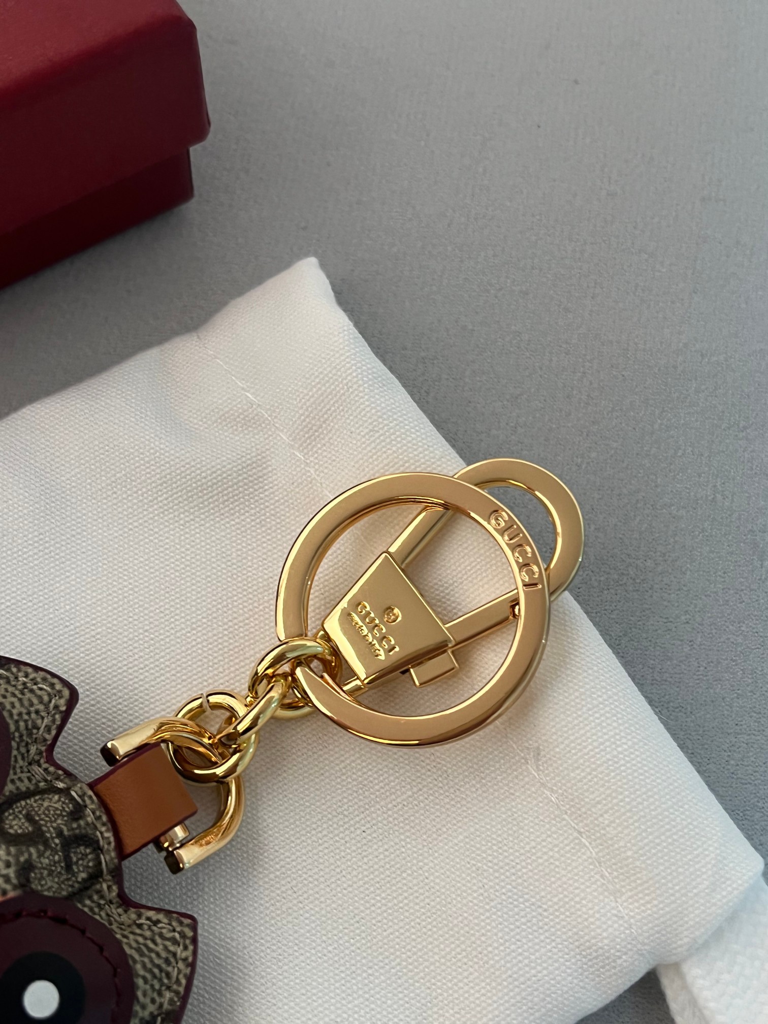 Gucci GG Emblem Cat Charm