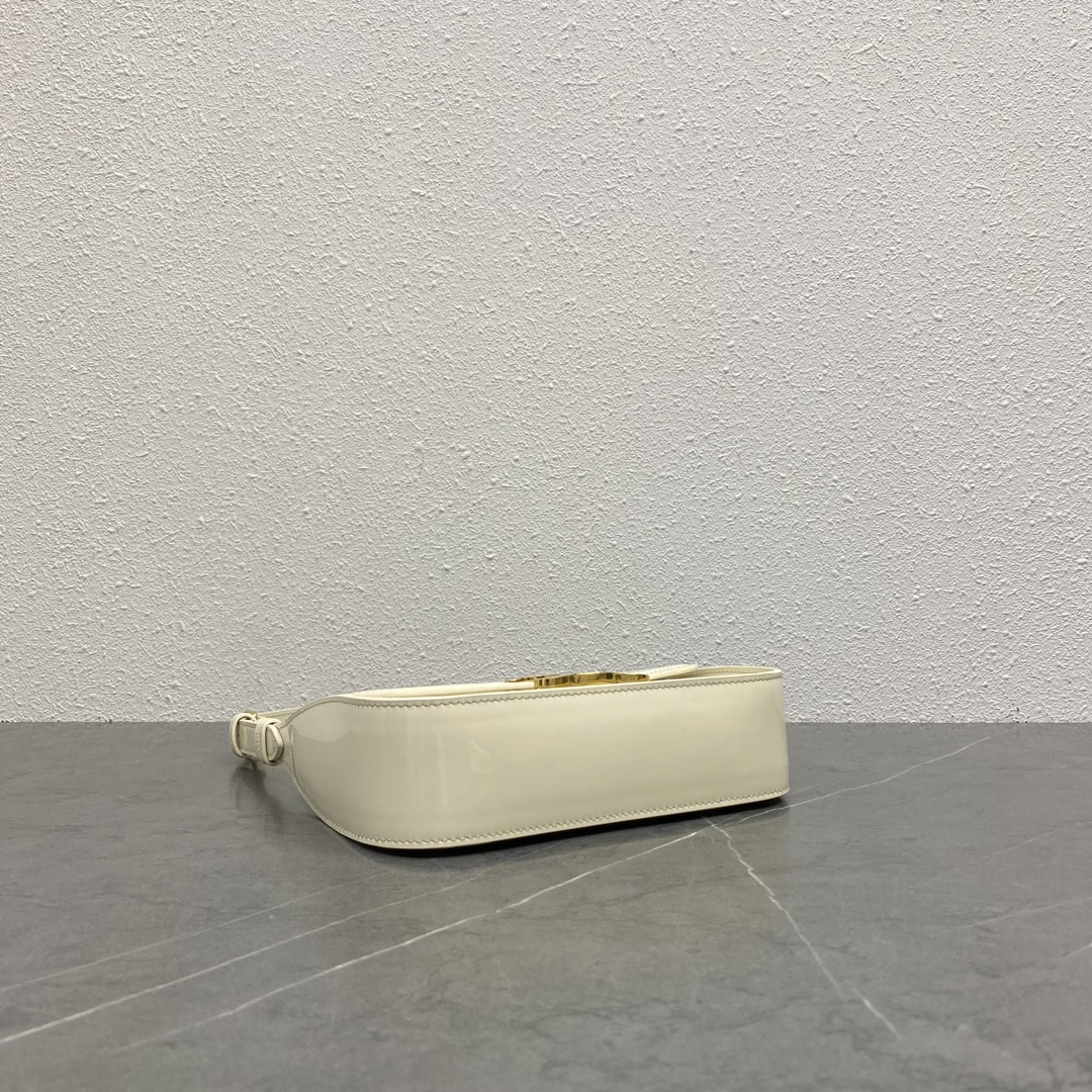 Celine-TERENCE patent cowhide leather shoulder bag