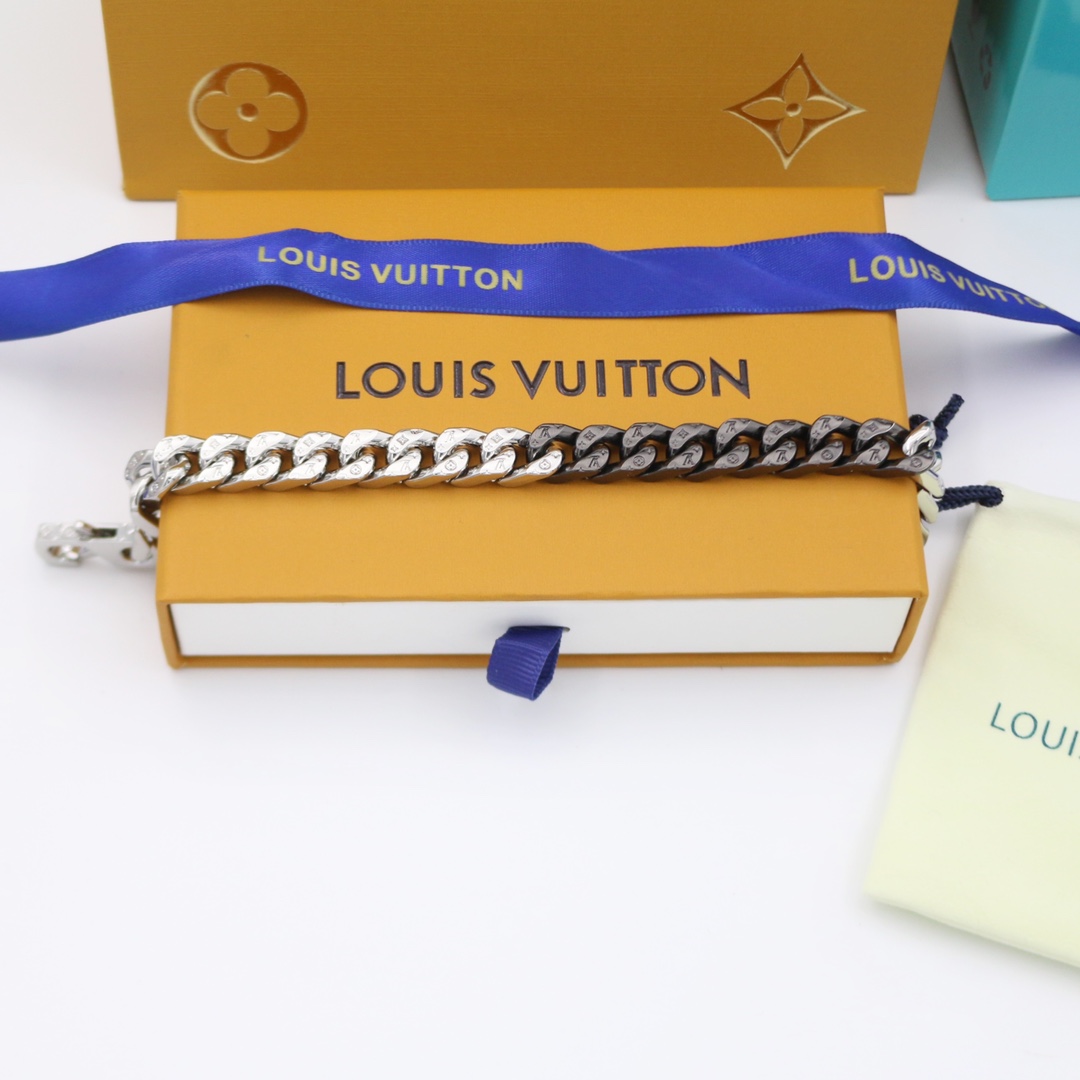 Louis Vuitton Cuban bracelet