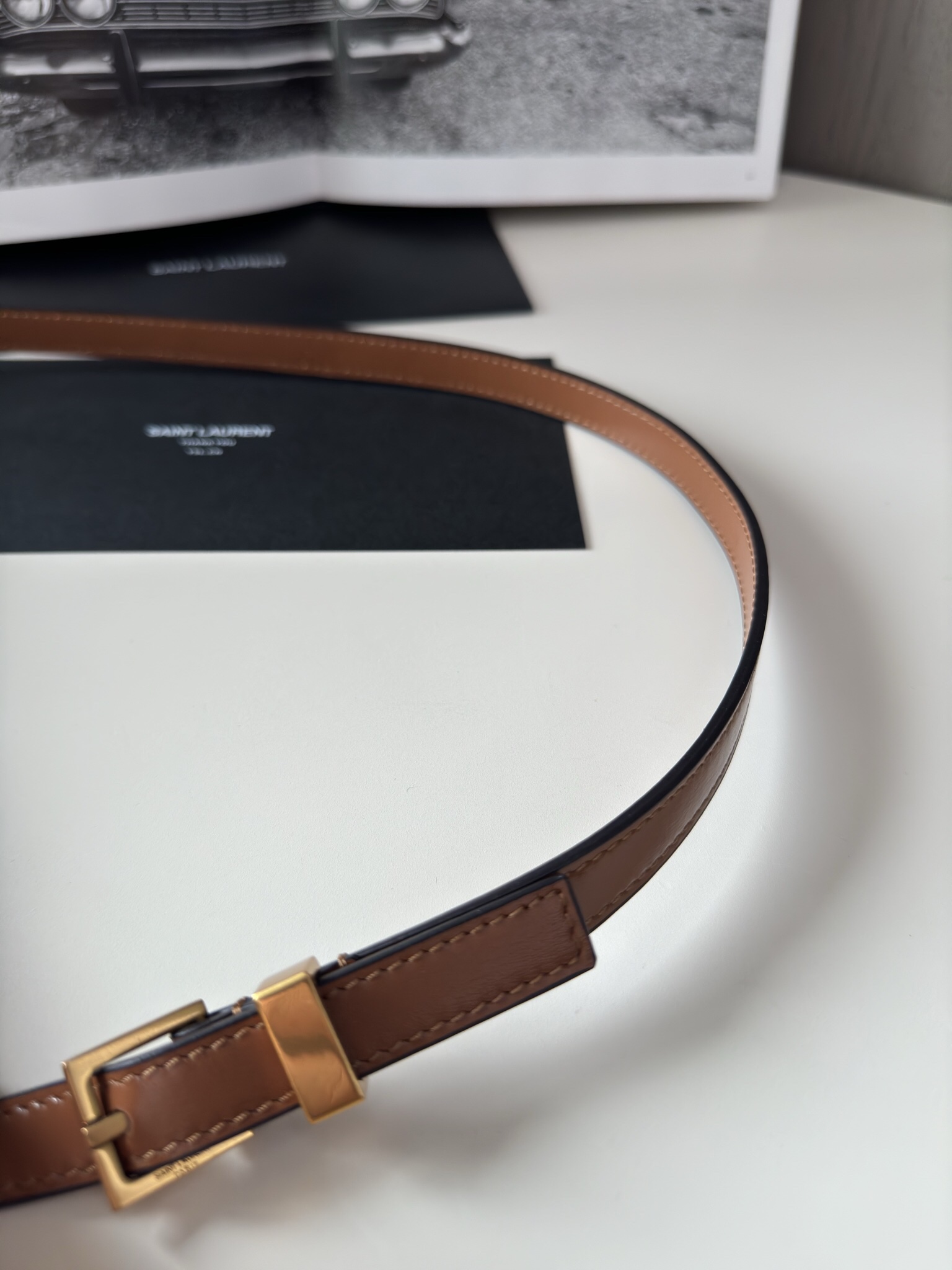 YSL-BROWN Manhattan Small shoulder bag