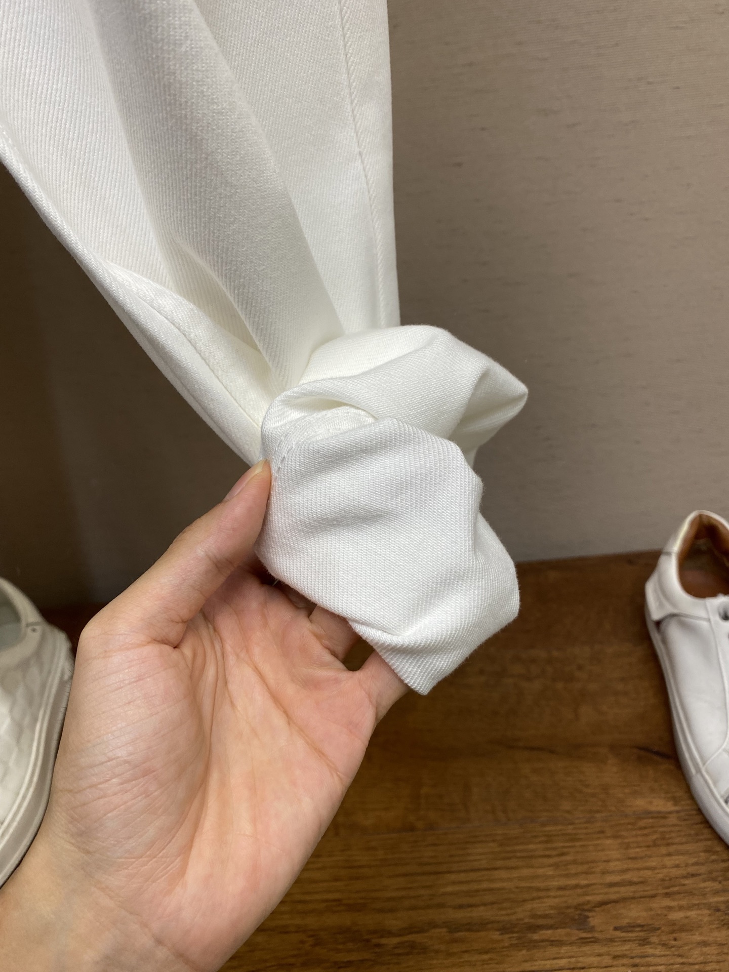 LV Embroidered Skate Jeans