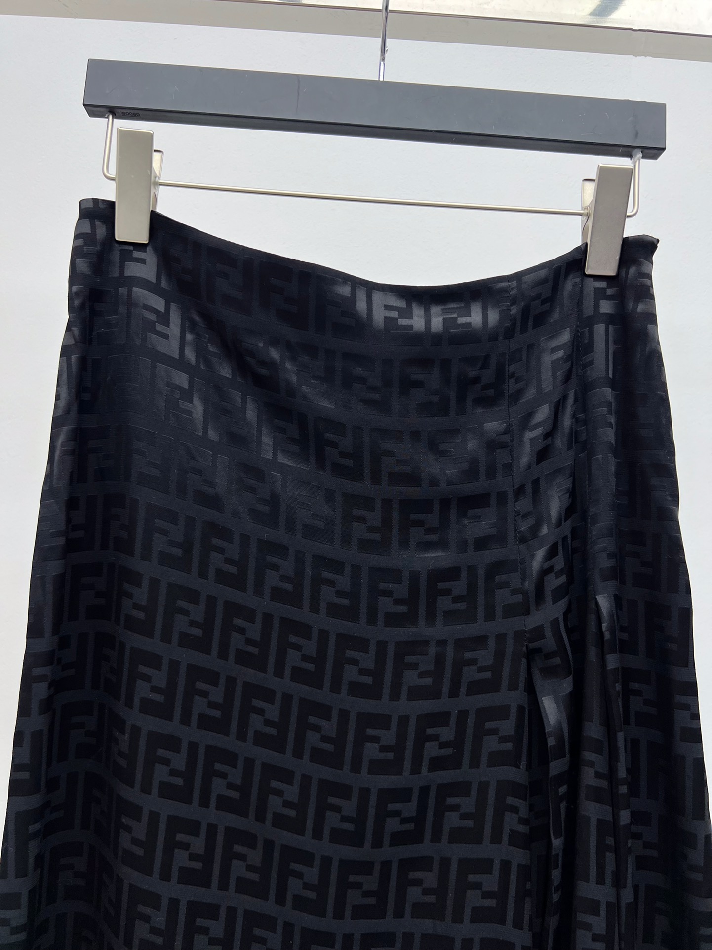 FENDI-Split Jacquard Half Skirt