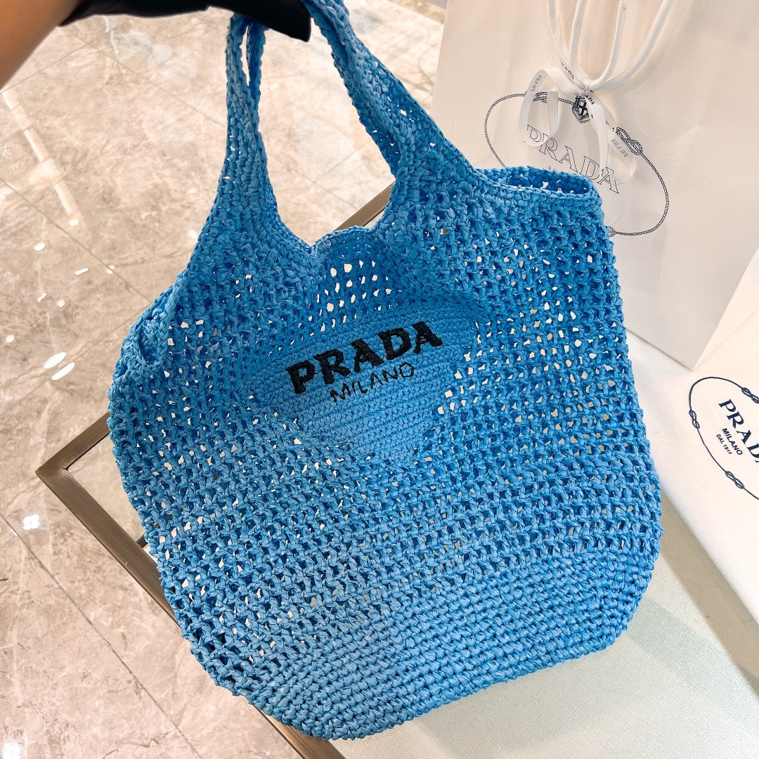 PRADA Crochet Tote Bag 1BG424