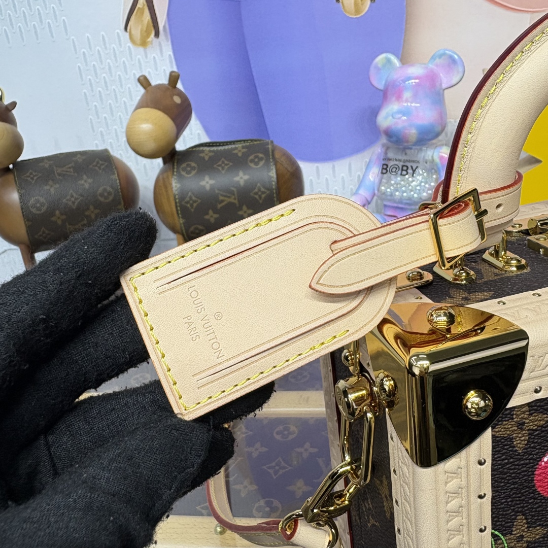 LV x TM M14040 Mini Square Trunk Cherry