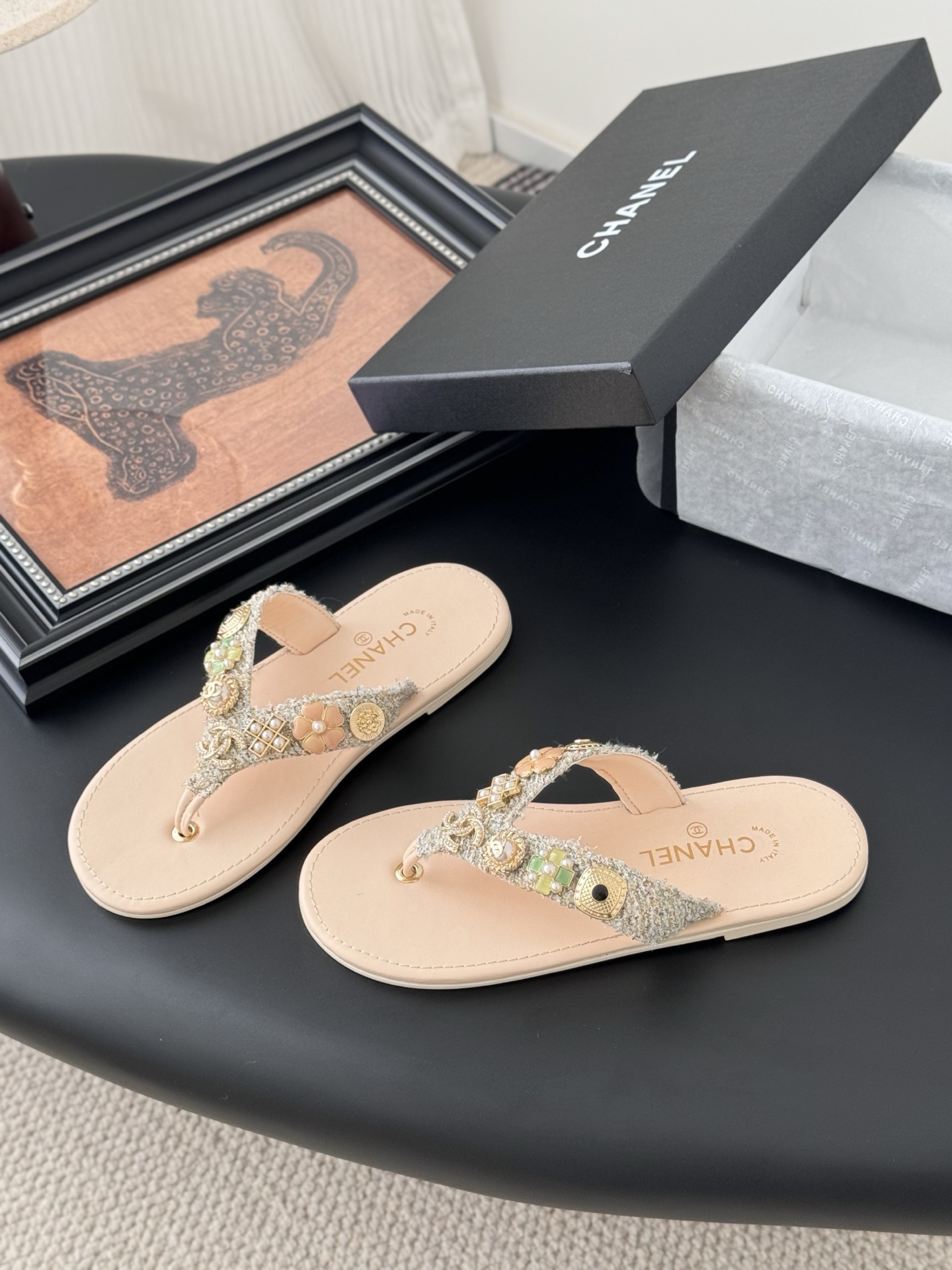 Chanel 25P new flip-flops