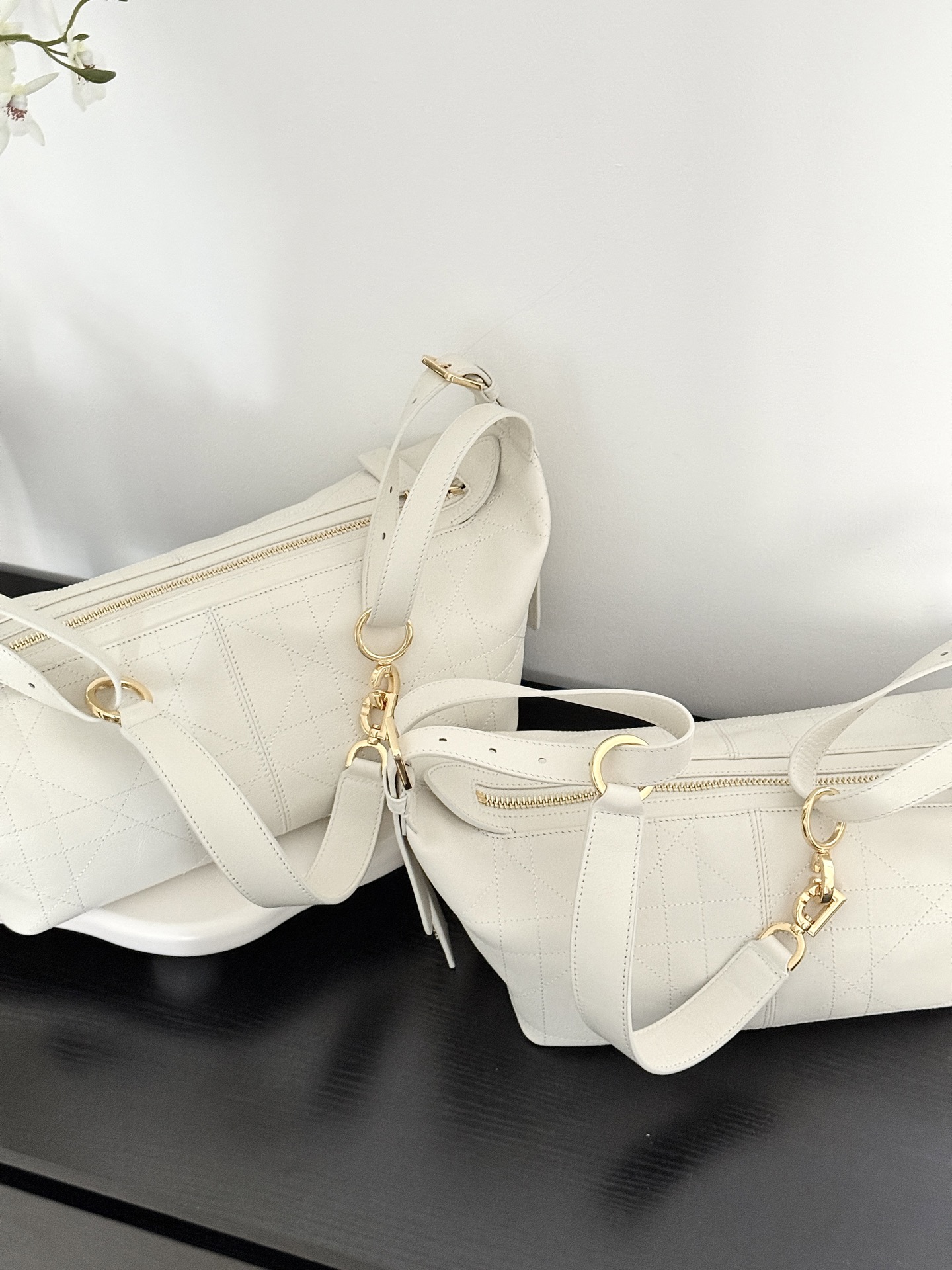 D-Journey Bag in Crinkled Calfskin