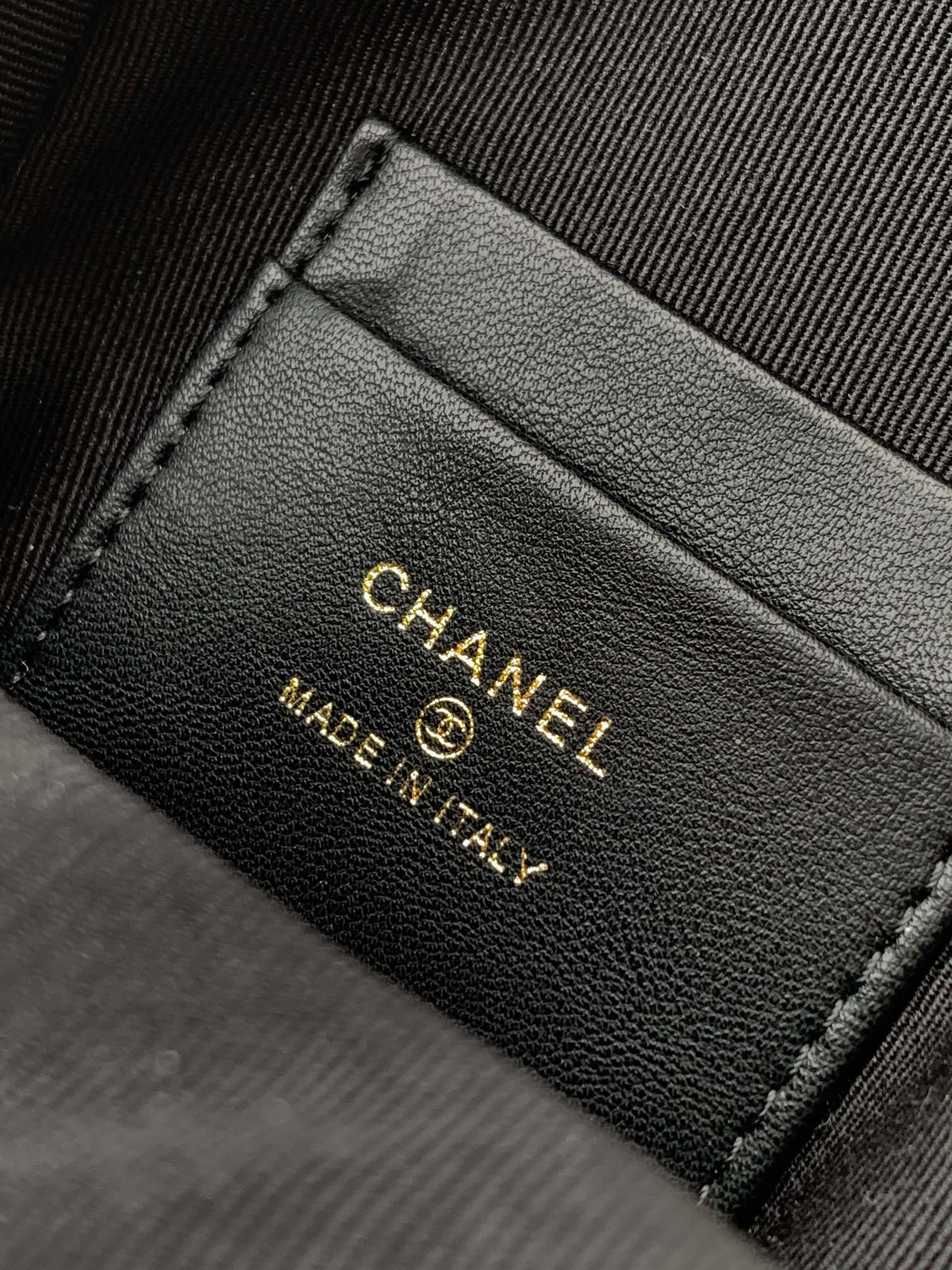 Chanel-Black- mini backpack