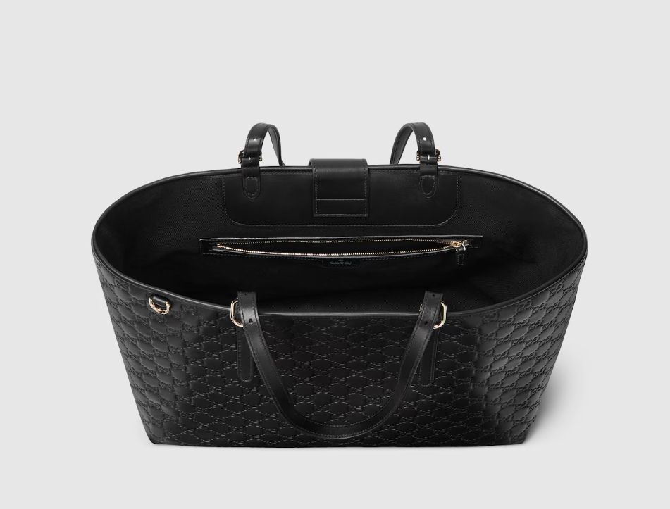 GUCCI-Emblem large tote bag