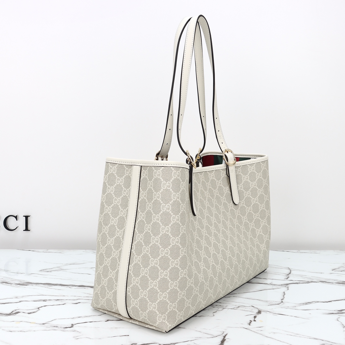 New GG Emblem series medium shoulder bag