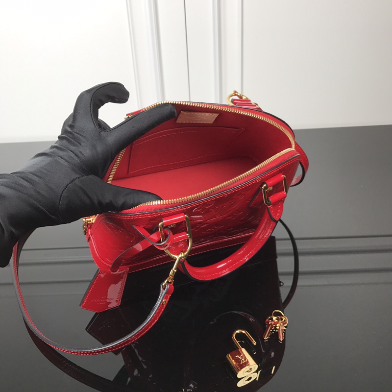 Louis Vuitton Alma BB Red M90174