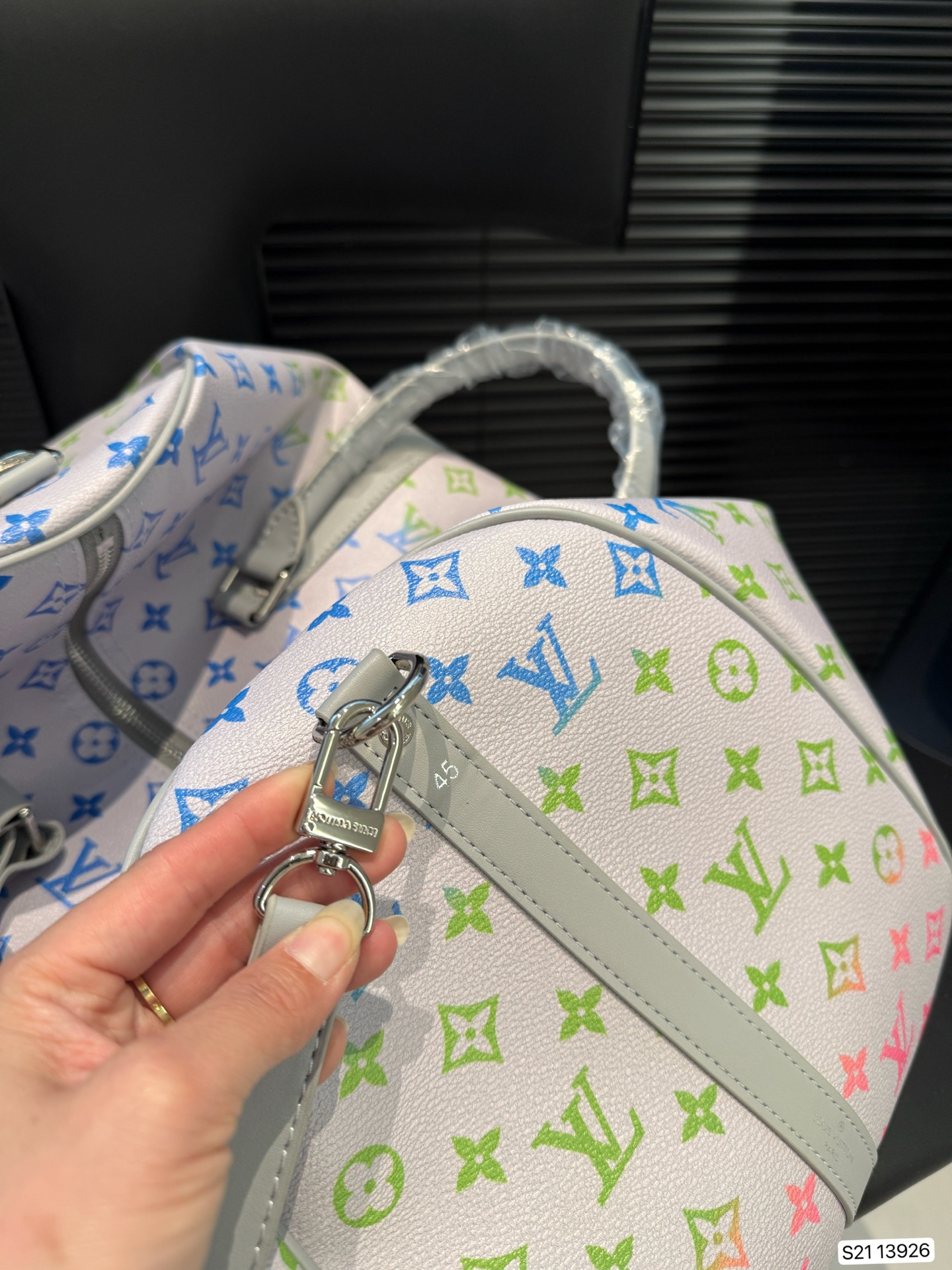 LV-Inspired Travel Bag