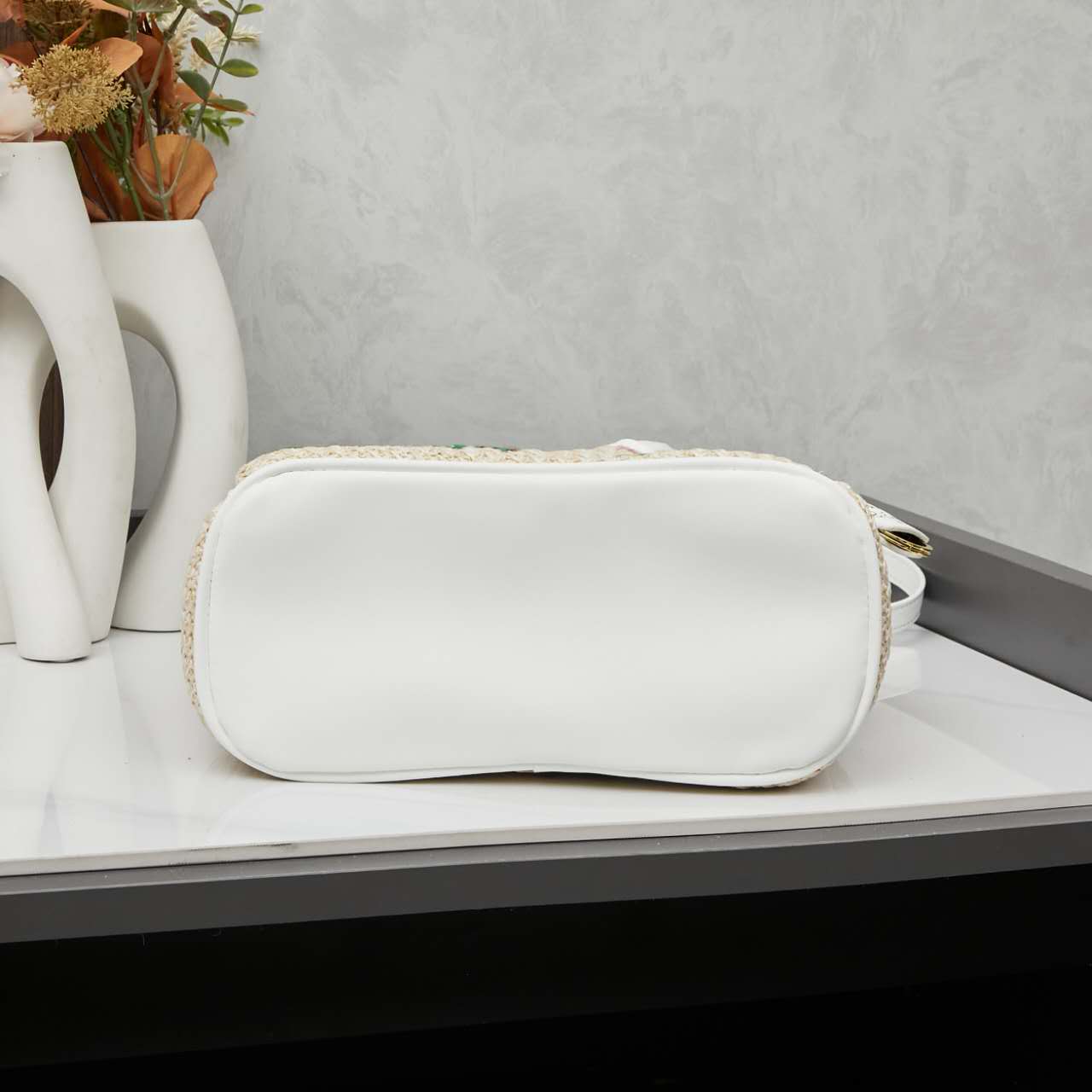 Prada stunning straw bag