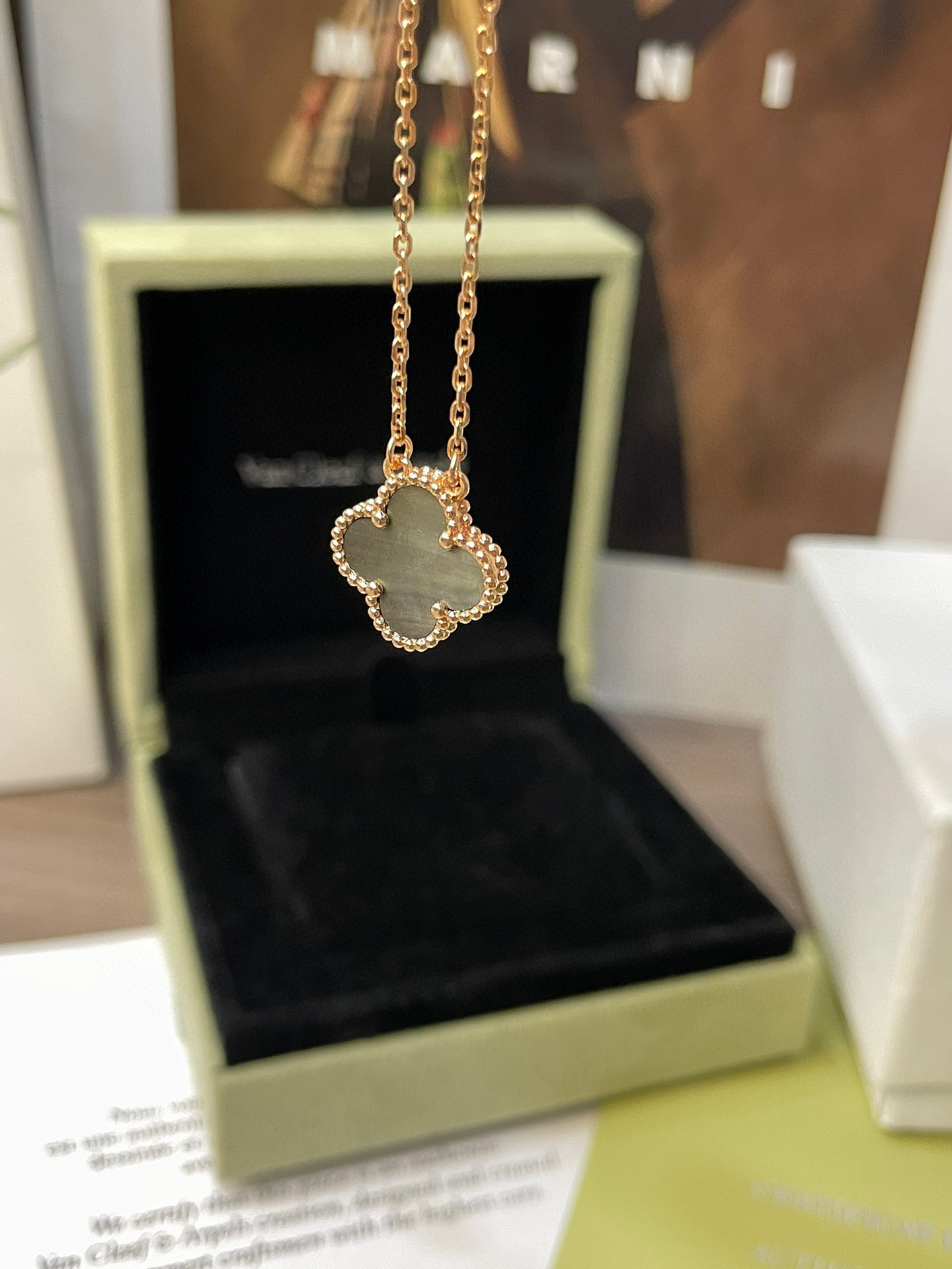 VCA Van Cleef & Arpels Four-Leaf Clover Necklace