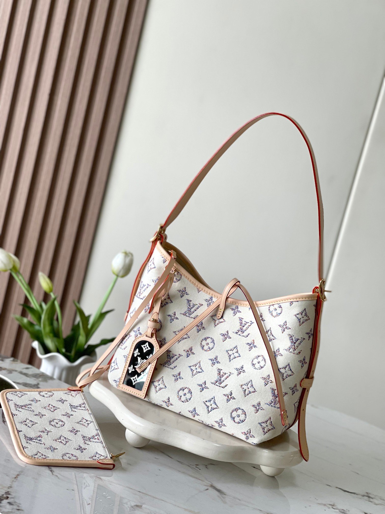 Louis Vuitton M24707 CarryAll PM Beige