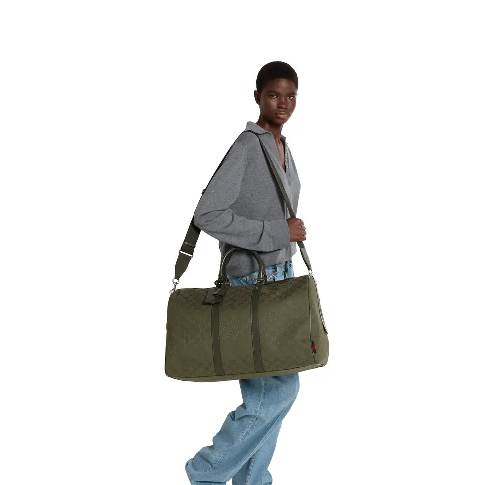 GUCCI GG canvas large duffle bag