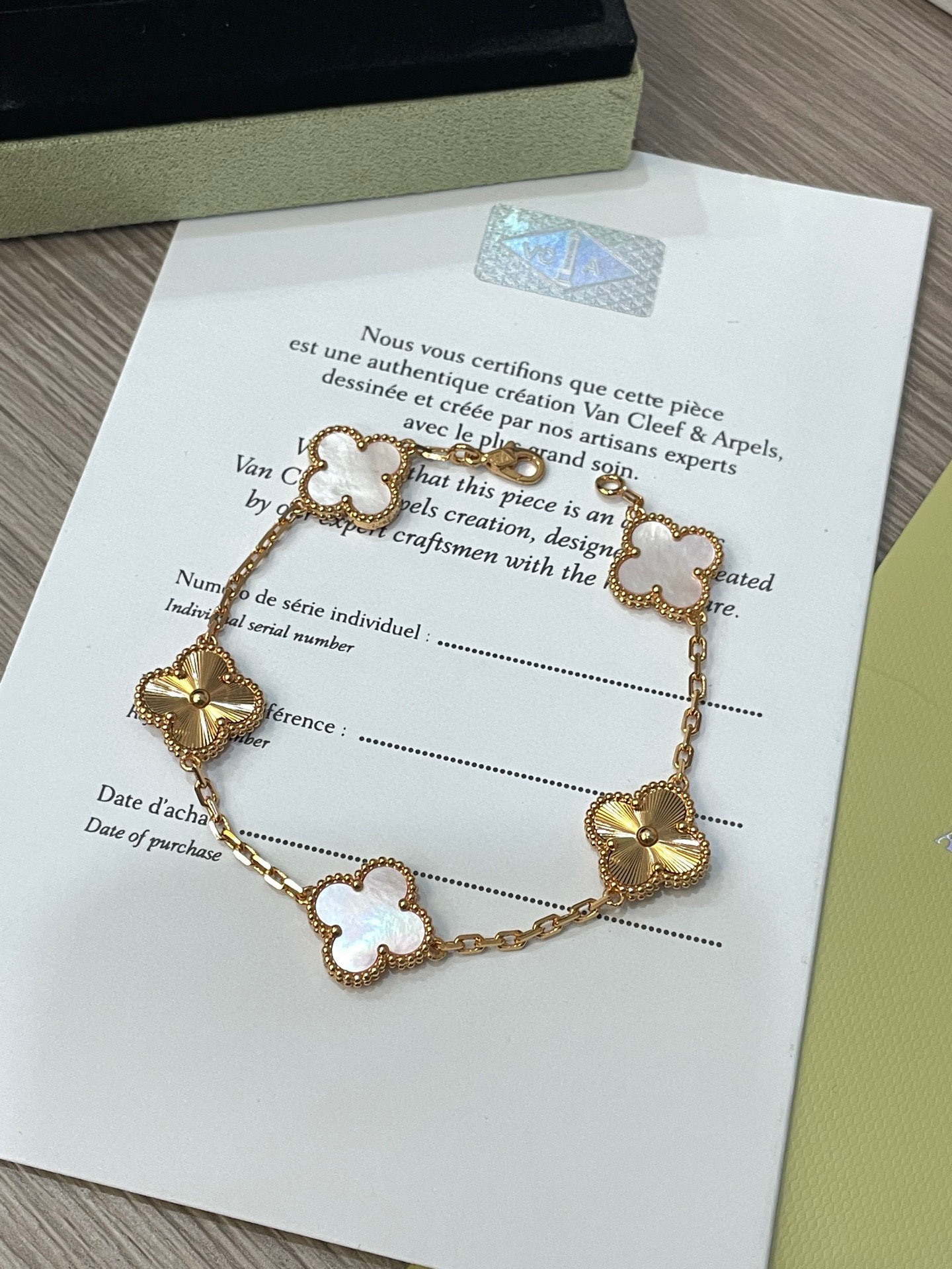 Van Cleef & Arpels Five-Flower Clover Bracelet