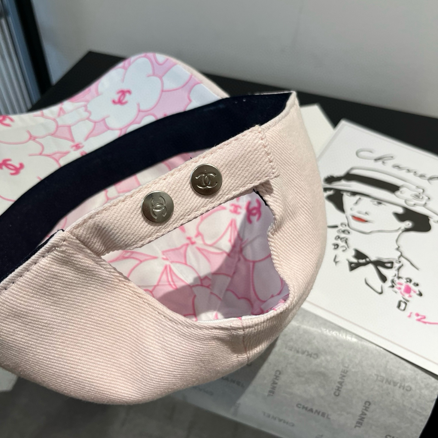 Chanel Diamond-Embellished Baseball Cap